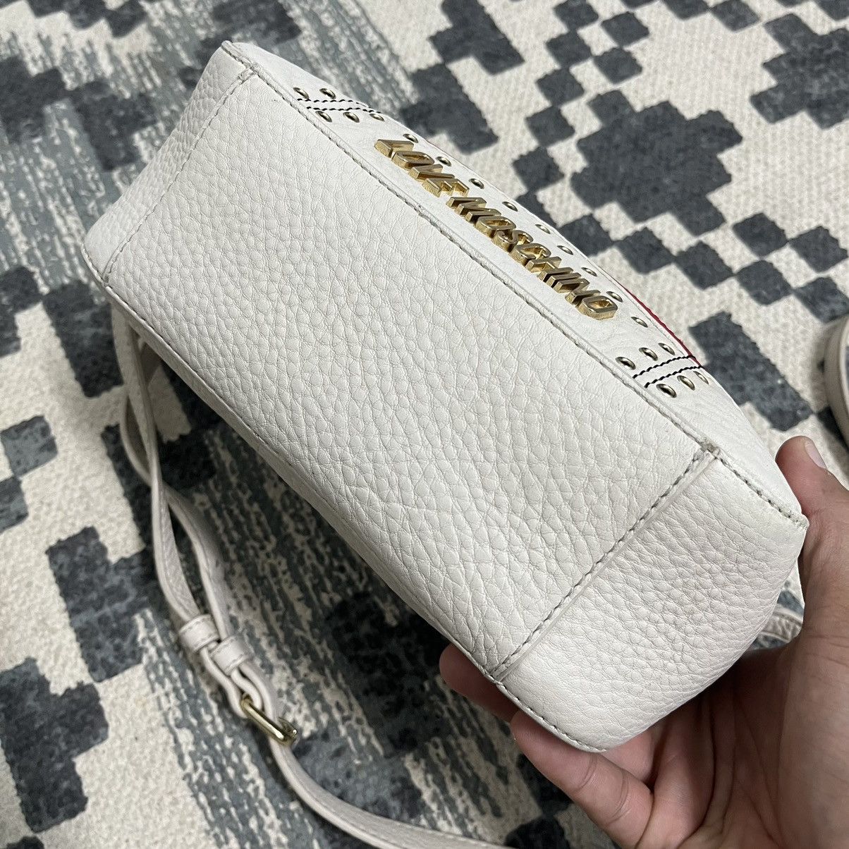 Moschino Authentic Love Moschino by Moschino Leather Sling Bag Size ONE SIZE - 13 Thumbnail