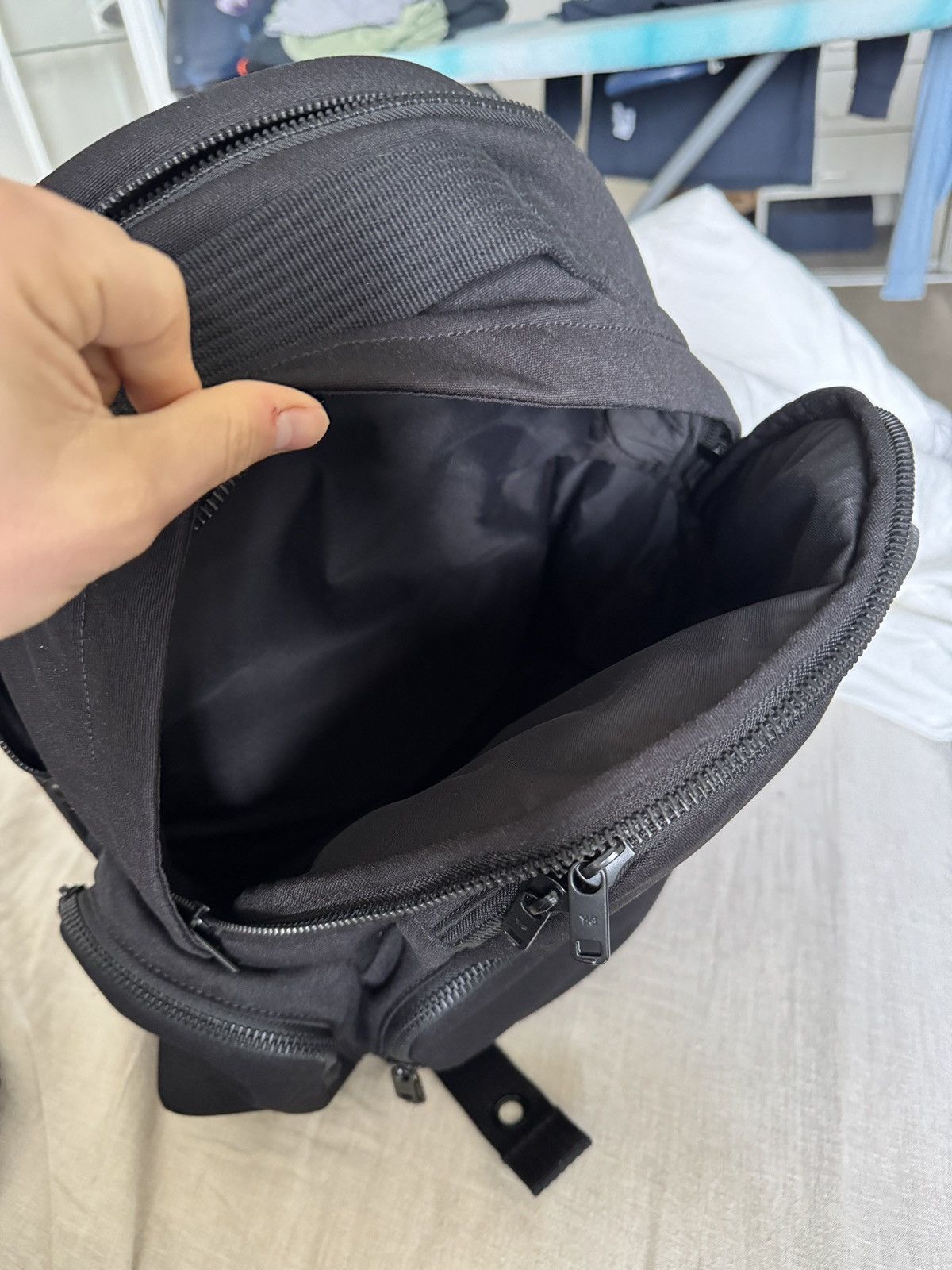 Adidas × Y-3 Adidas Y-3 Utility Heavy Duty Embroidered Backpack Y3 IR5788 Size ONE SIZE - 14 Thumbnail