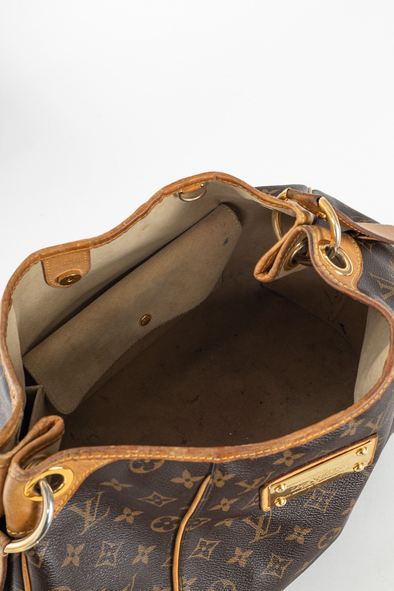 Louis Vuitton Louis Vuitton Galliera PM Monogram Canvas & Leather Hobo Size ONE SIZE - 10 Thumbnail