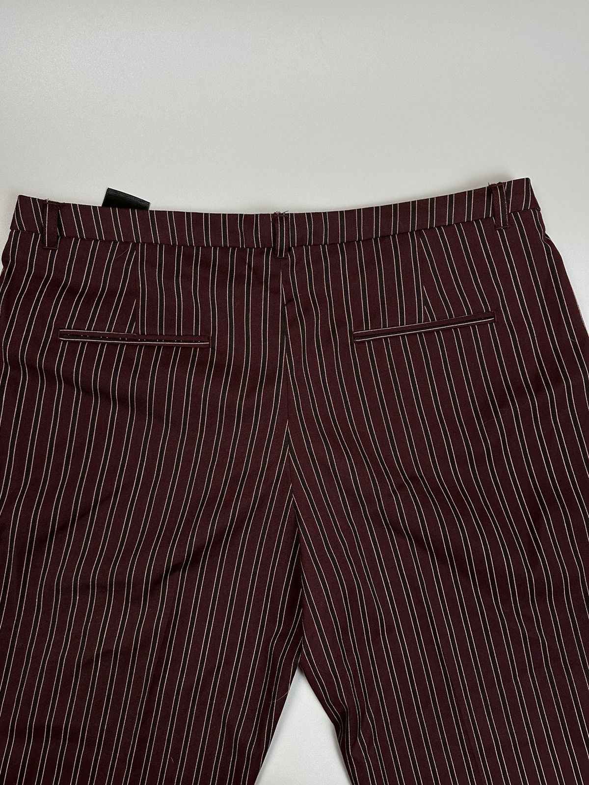 Maison Scotch × Scotch & Soda Office style Red striped pants with belt Maison Scotch Size 28" / US 6 / IT 42 - 9 Thumbnail