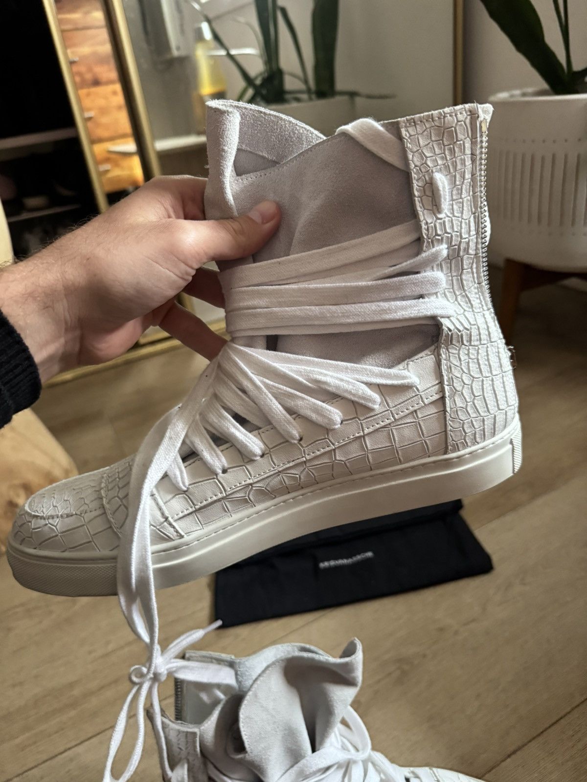 Kris Van Assche KVA (Kris Van Assche) Multilace Sneakers Size US 12 / EU 45 - 5 Thumbnail