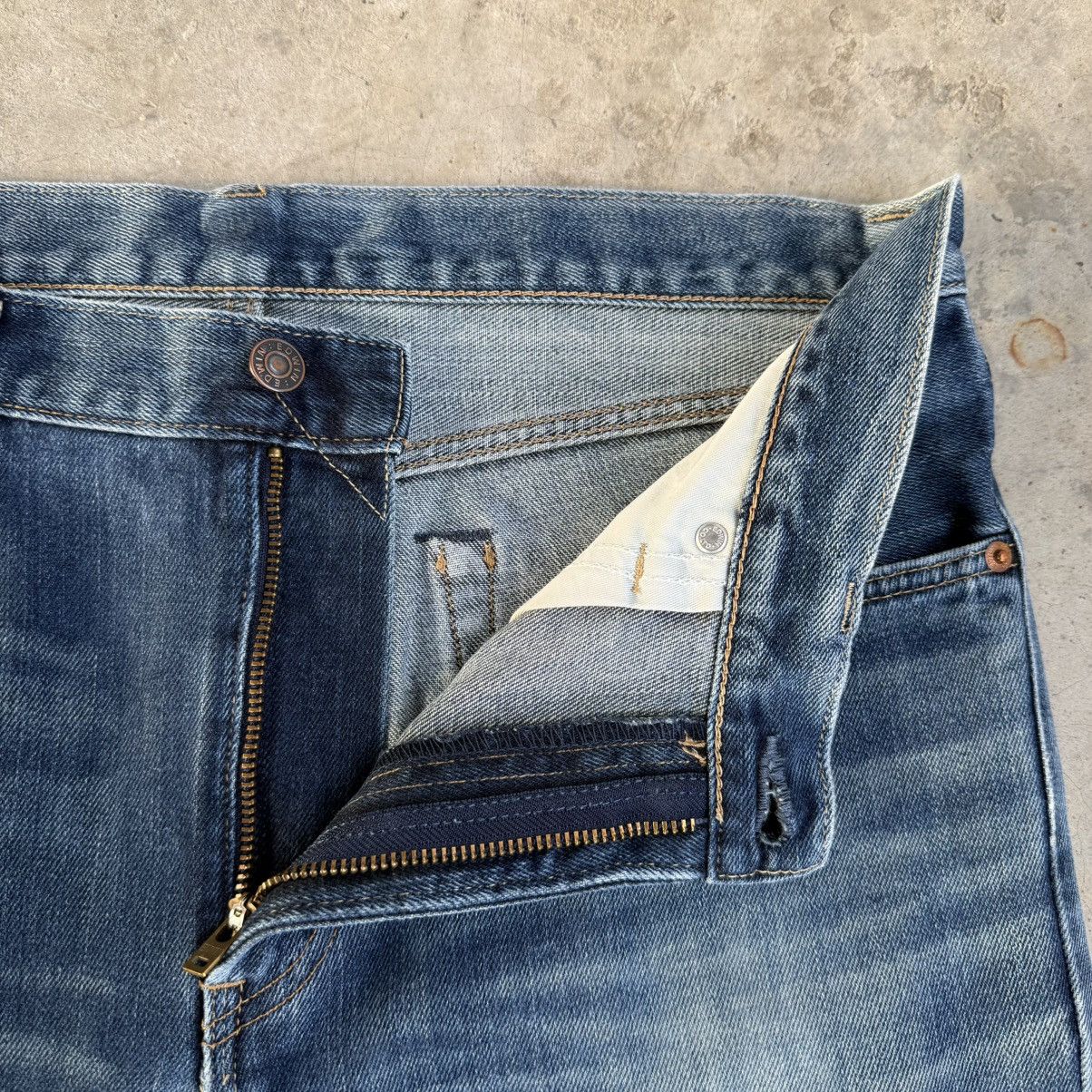 Edwin Vintage Edwin Mud Washer Faded Denim Jean Pants W35 Size US 35 - 8 Thumbnail