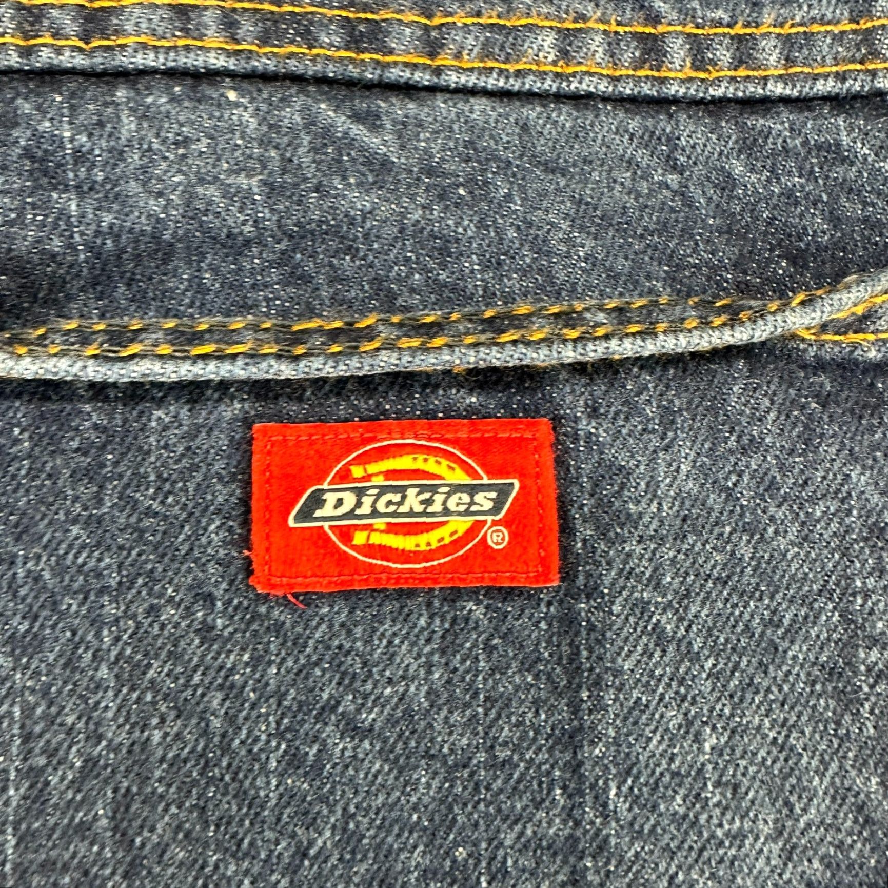 Dickies Dickies Jeans Mens 36x32 Blue Straight Leg Relaxed Fit Denim Cotton Workwear Pants Size US 36 / EU 52 - 4 Thumbnail