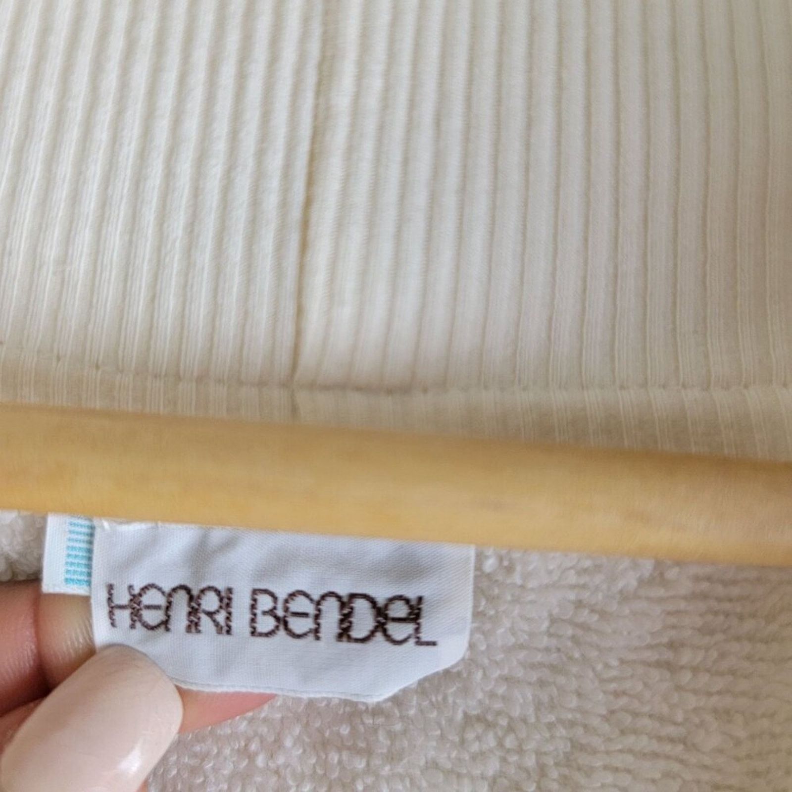 Henri Bendel Henri Bendel Womens Terry Cloth Kimono Cropped Jacket Size XL / US 12-14 / IT 48-50 - 8 Thumbnail