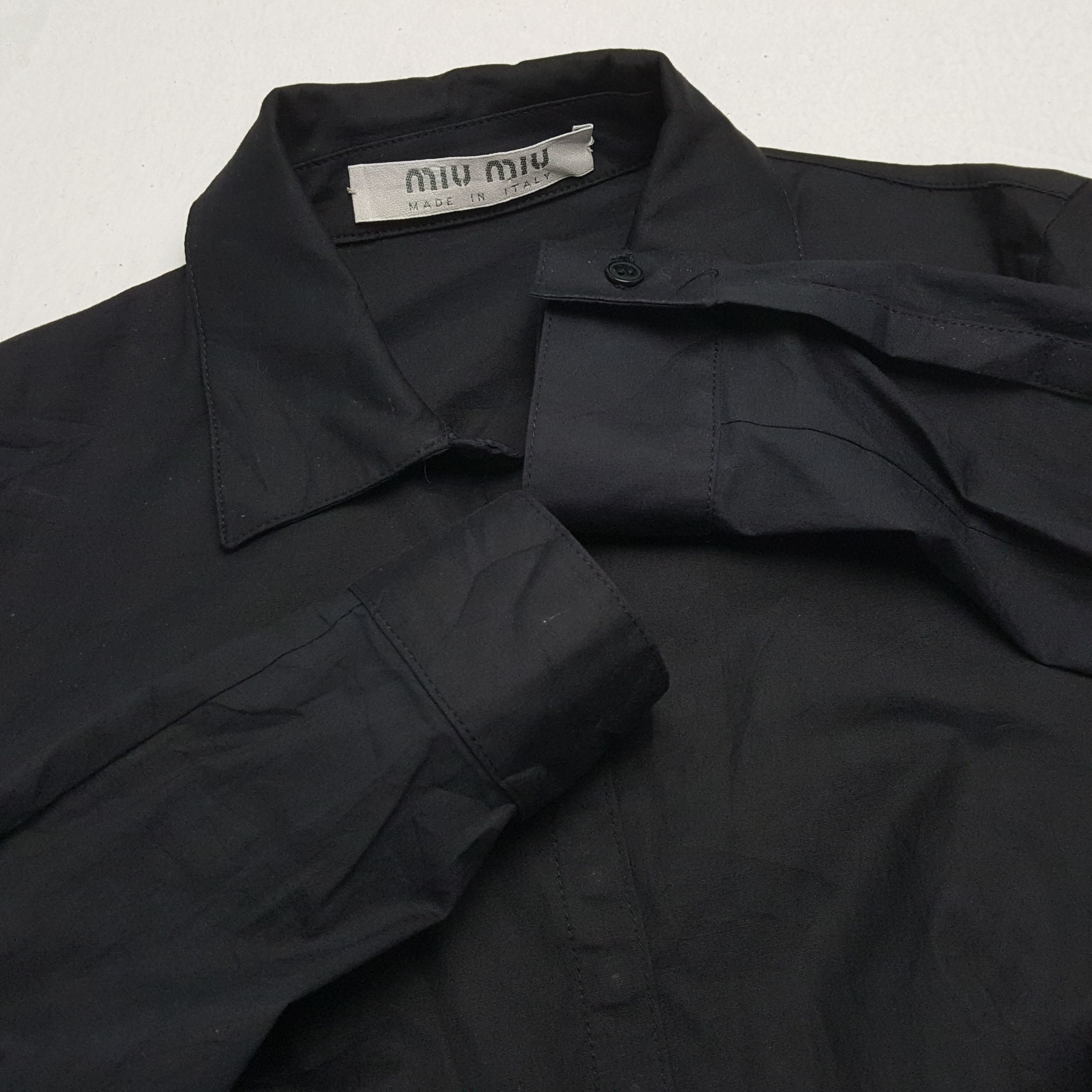 Miu Miu MIU MIU Fashion Designer Style Casual Shirt Size XXS / US 00 / IT 34 - 9 Thumbnail
