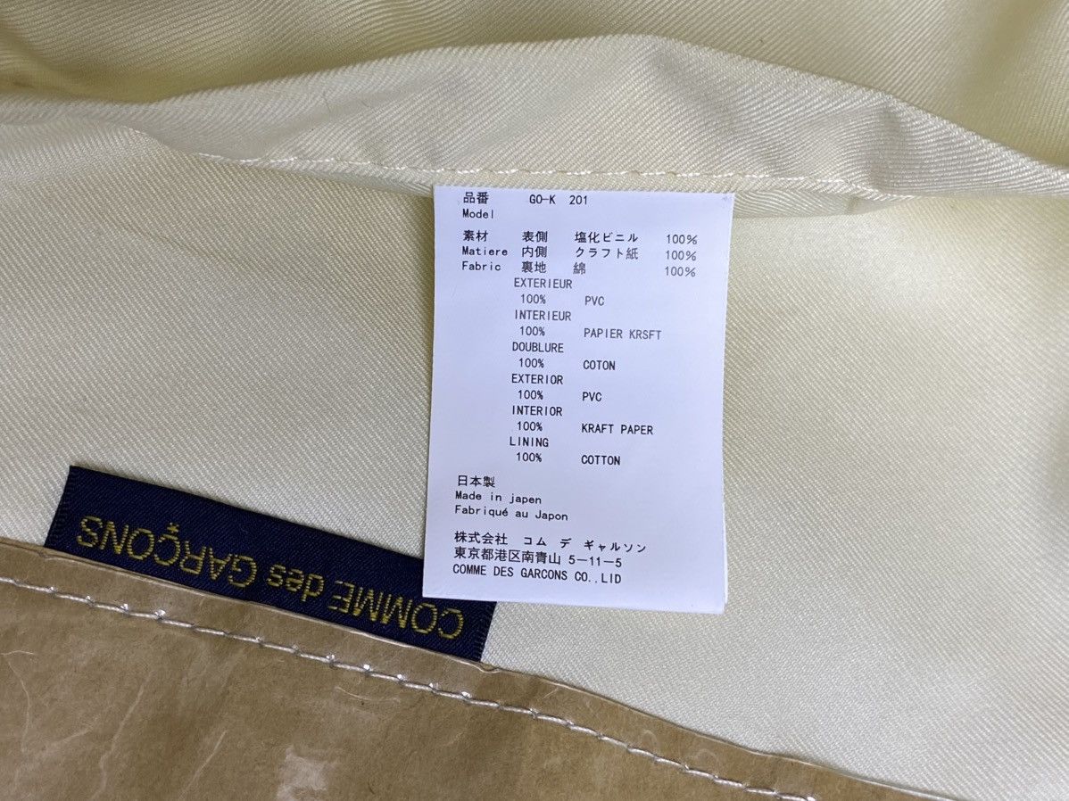 Comme des Garcons Comme Des Garcons PVC Paper Tote bag Size ONE SIZE - 4 Thumbnail