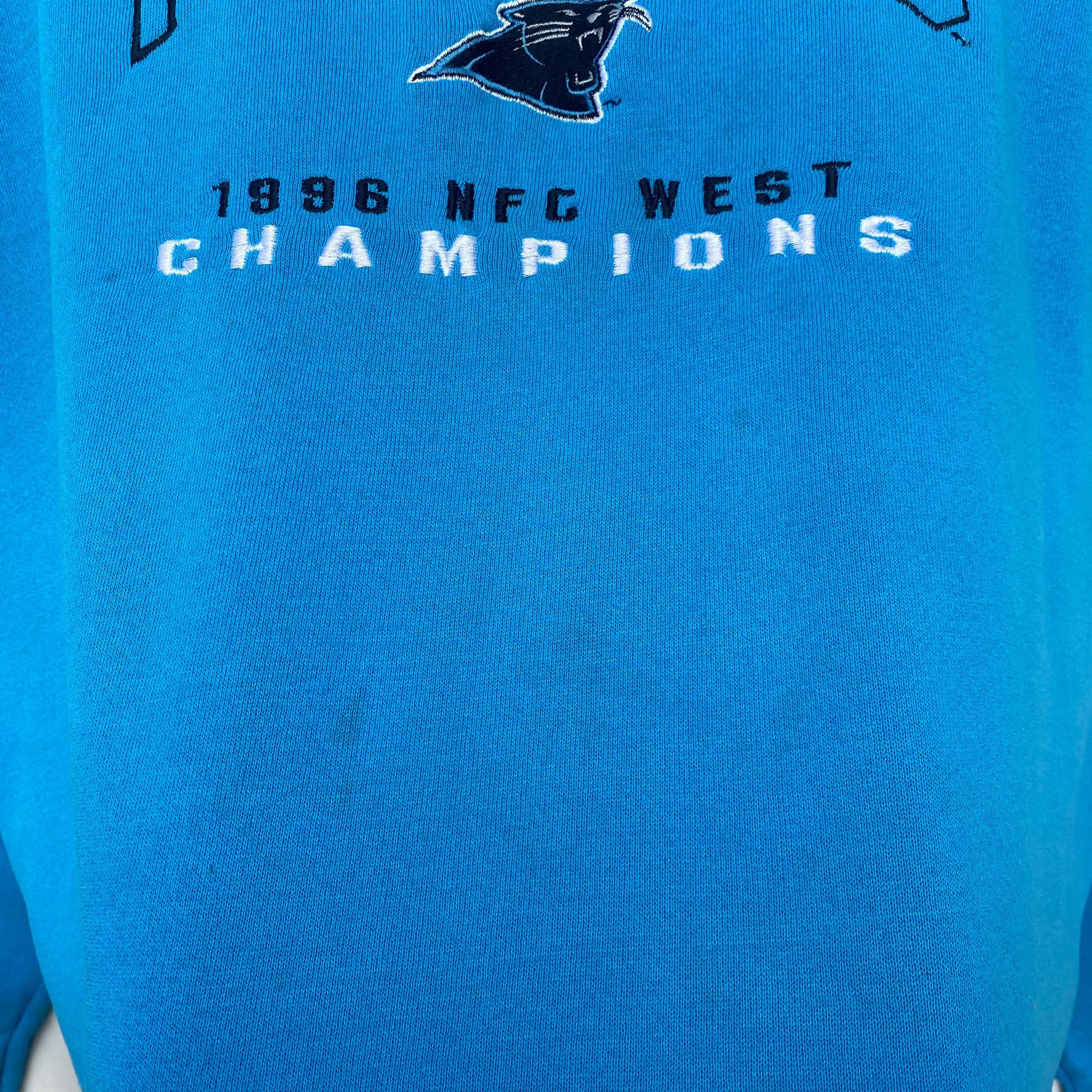 NFL × Vintage VINTAGE 1996 CAROLINA PANTHERS SWEATSHIRT XXL PULLOVER Size US XXL / EU 58 / 5 - 5 Thumbnail