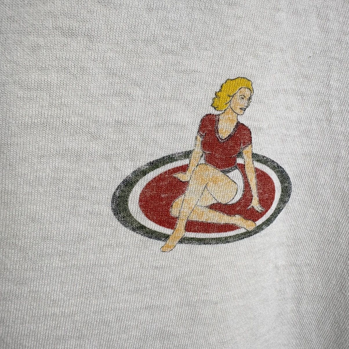 Vintage Vintage 90s Women Graphic Single Stitch T-Shirt Size US L / EU 52-54 / 3 - 4 Thumbnail