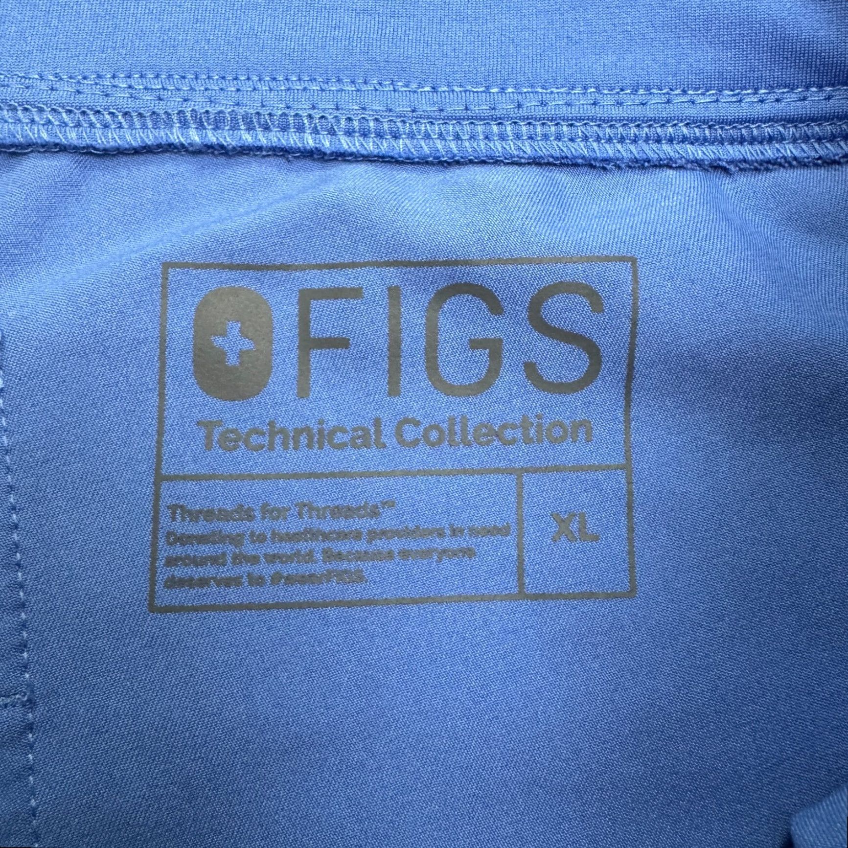 Vintage Figs Technical Collection Tansen Scrub Jogger Pants Blue XL Uniform Work Womens Size 40" / US 18 - 7 Thumbnail