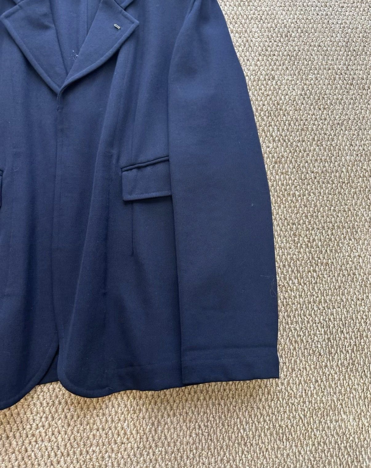 Comme des Garcons Comme des Garçons robe de chambre Navy 100% Wool Blazer K23 Size US M / EU 48-50 / 2 - 2 Thumbnail