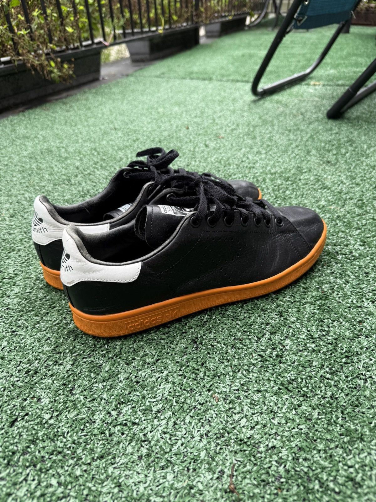 Adidas × Raf Simons Adidas x Raf Simons Stan smith black orange Size US 10.5 / EU 43-44 - 7 Thumbnail