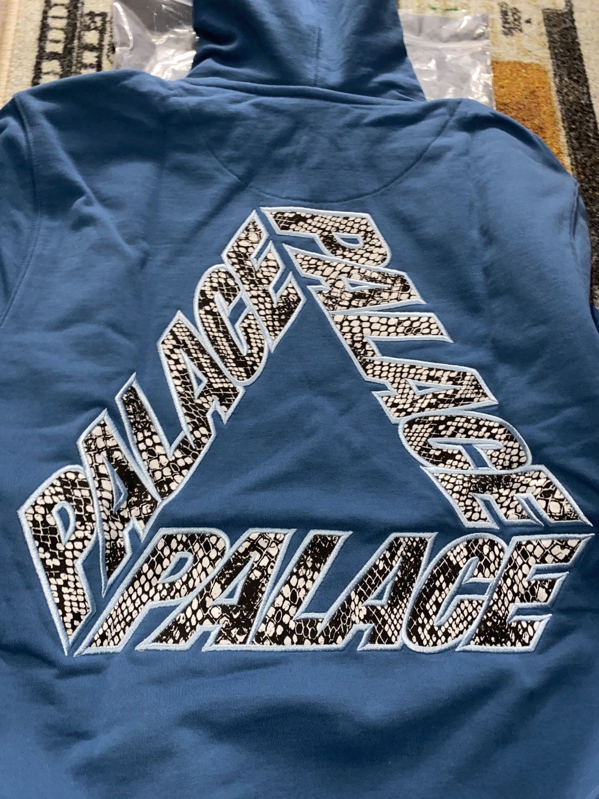 Palace Palace P-3 Snake Applique Hoodie Teal Size US S / EU 44-46 / 1 - 2 Thumbnail