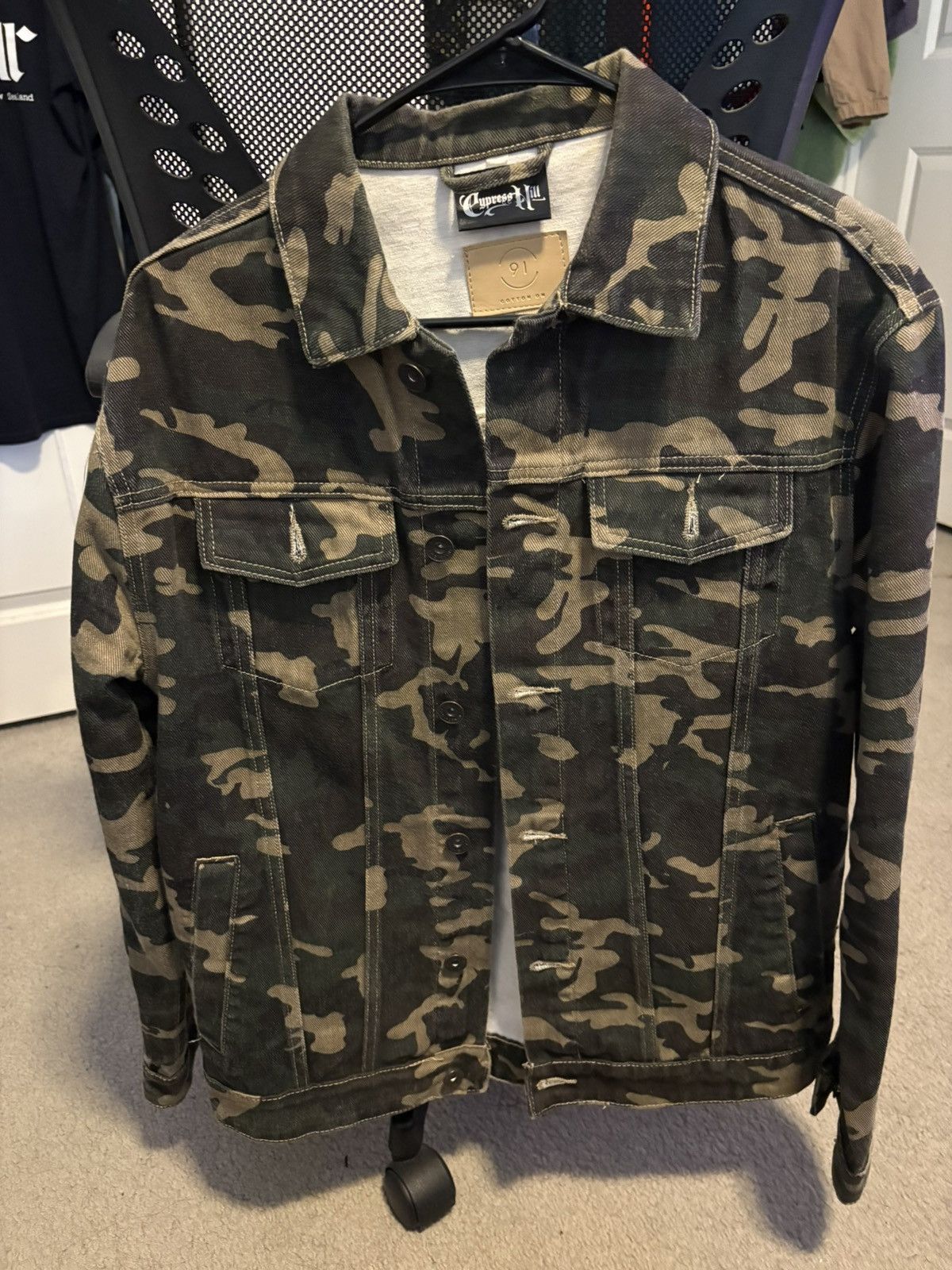 Other Cypress Hill Camo Denim Jacket *rare* Size US XS / EU 42 / 0 - 2 Thumbnail