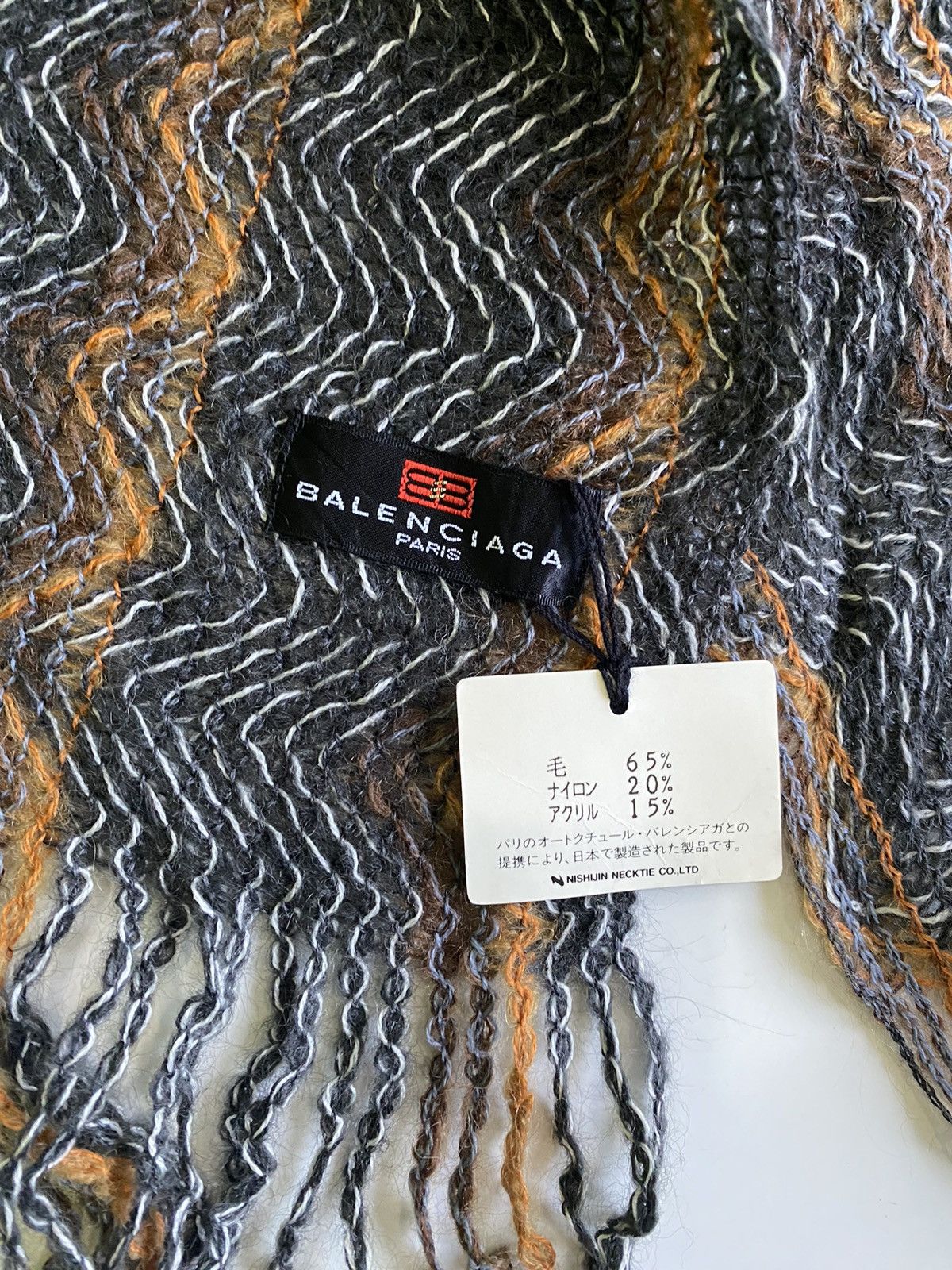 Balenciaga Knit Scarf Balenciaga black Size ONE SIZE - 5 Thumbnail