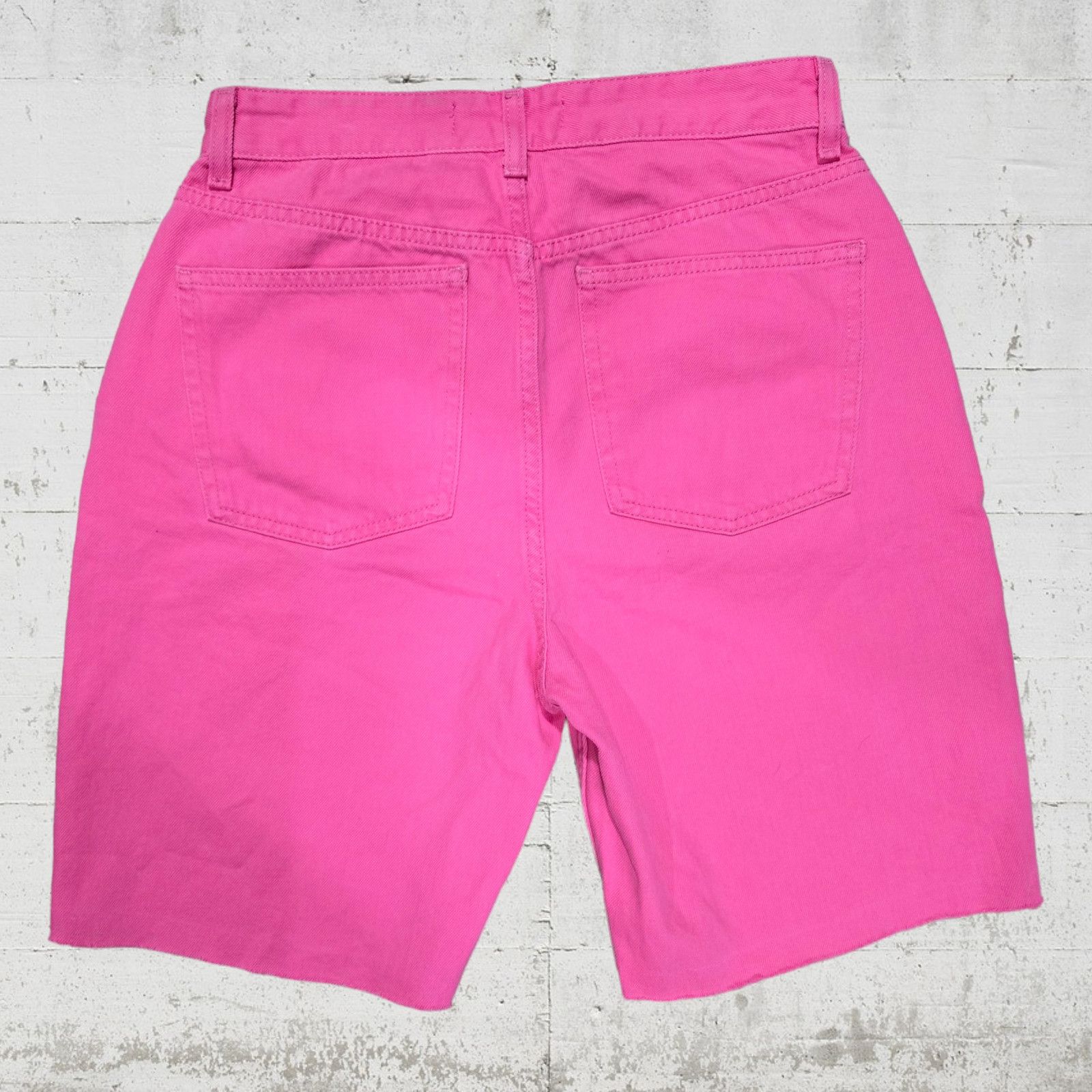 Other Hot Pink Bermuda Denim Shorts Size 6 Size 28" / US 6 / IT 42 - 8 Thumbnail
