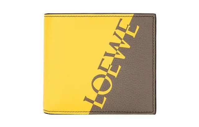 Loewe o1in1g0426 Size: OS / Signature Bifold Wallet Yellow/Brown Size ONE SIZE - 1 Preview
