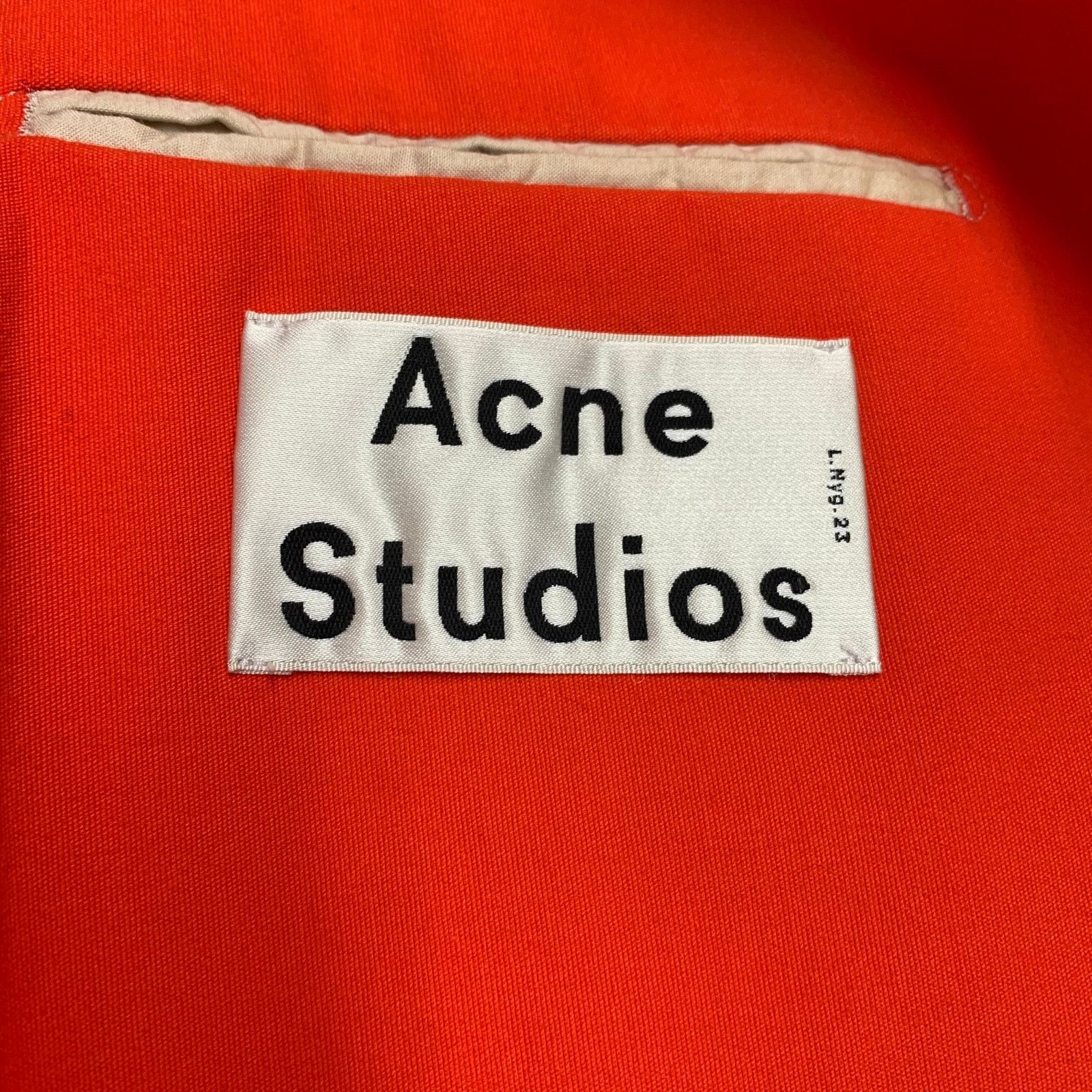 Acne Studios Size 40 Noel Orange Cotton Blend Single Button Sport Coat Size 40R - 6 Thumbnail