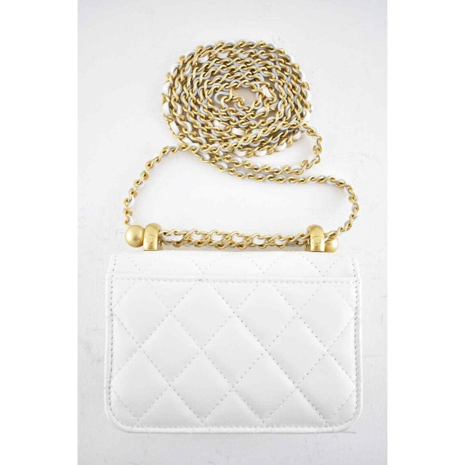 Chanel Chanel Mini Flap Coin With Chain Handle Crossbody Bag Size ONE SIZE - 10 Thumbnail