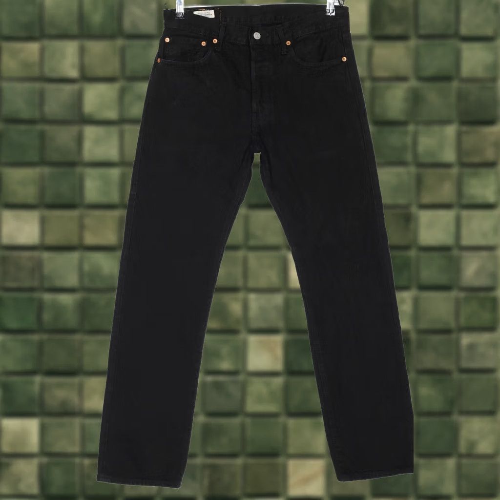 Levi's VINTAGE LEVI’S 501 PREMIUM Black Jeans Men W32 L32 Regular Straight DZ6319 Size US 32 / EU 48 - 1 Thumbnail