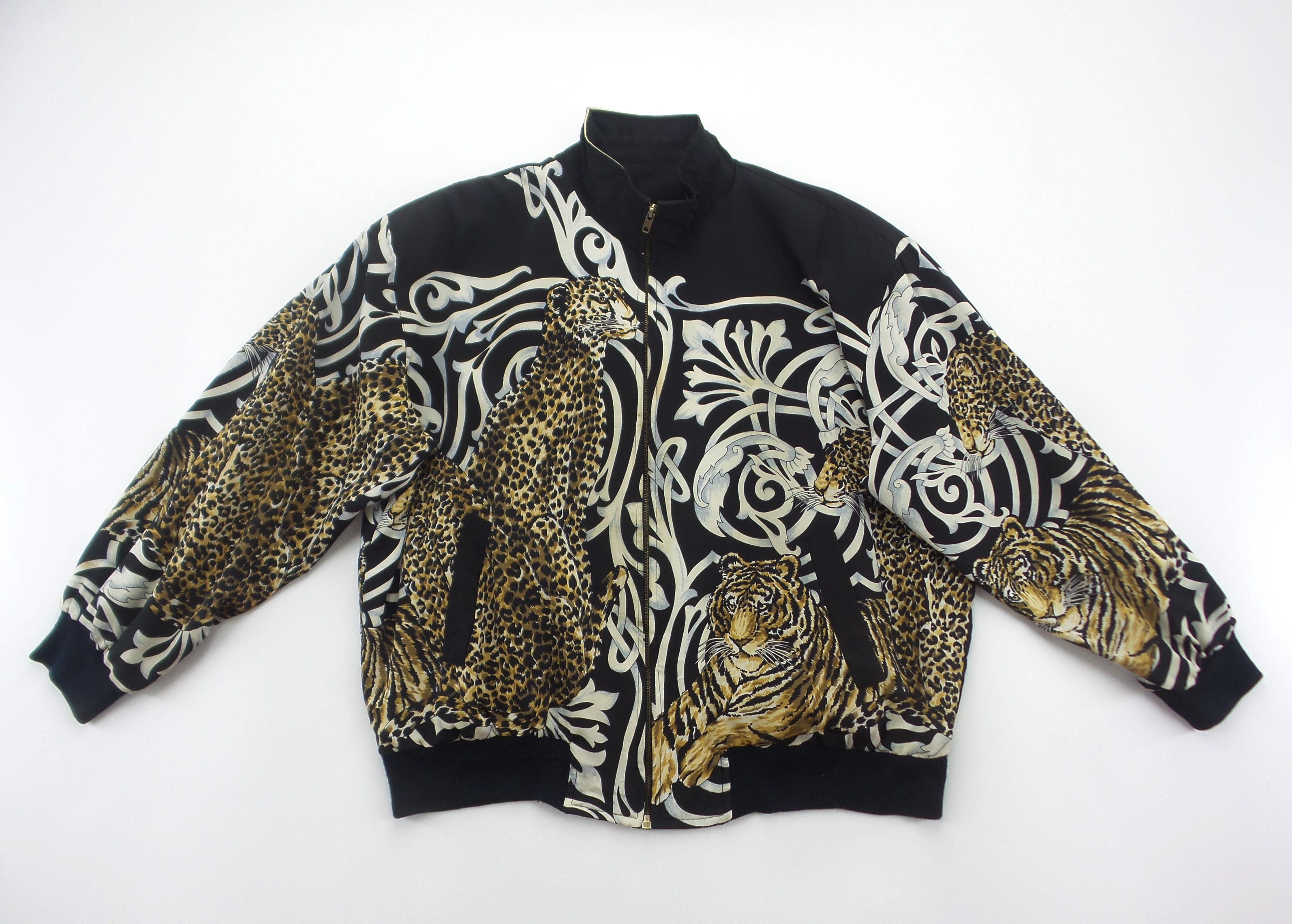 Japanese Brand Somang Korea Tiger Print Jackets Size US L / EU 52-54 / 3 - 1 Thumbnail