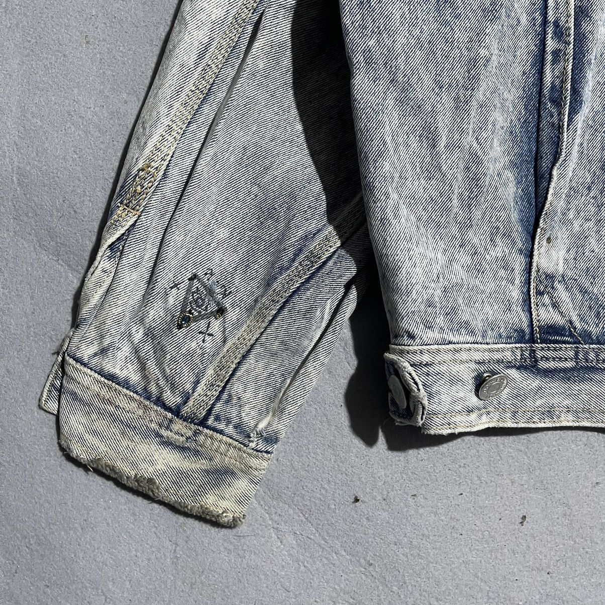 Edwin Vintage Early-90s Edwin Acid Wash Denim Trucker Jacket Japan Size US M / EU 48-50 / 2 - 8 Thumbnail