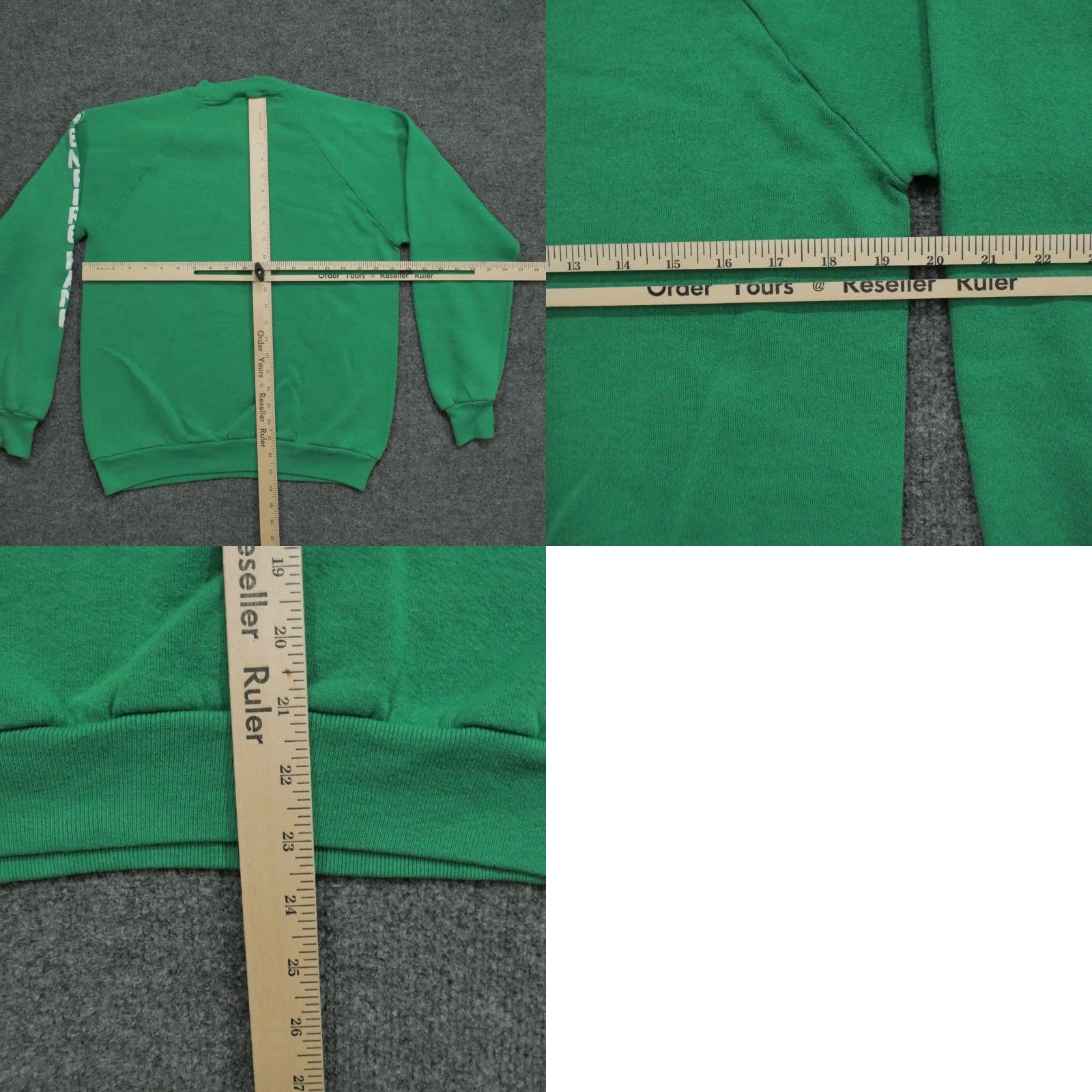 Jerzees VINTAGE Jerzees Sweatshirt Adult L Green Pullover Logo 90s Mens Shirt Other (if required) Size US L / EU 52-54 / 3 - 8 Thumbnail