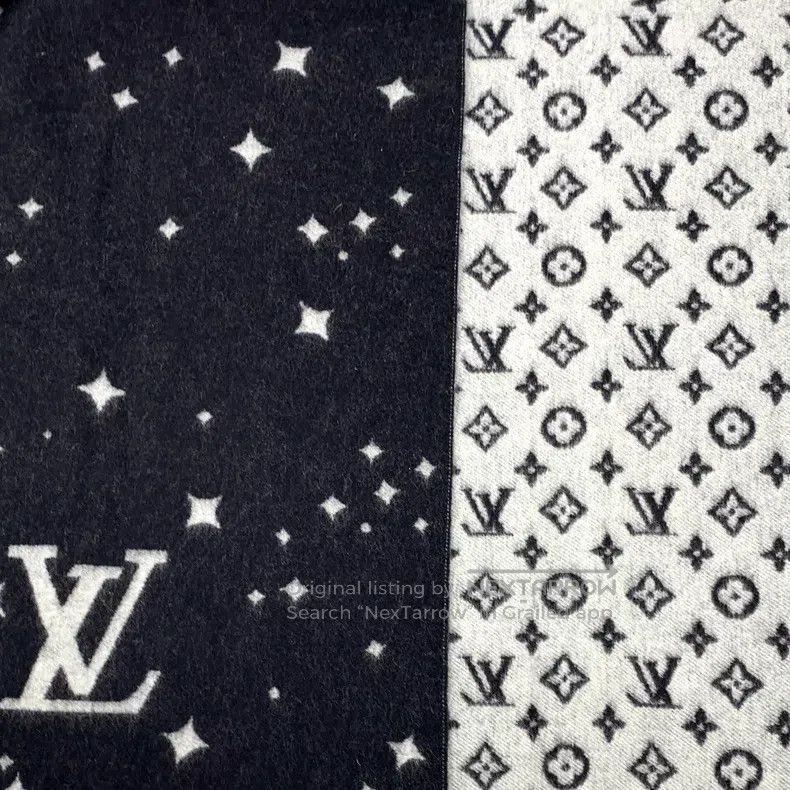 Louis Vuitton Louis Vuitton Black starry sky logo full print goatskin ta Size ONE SIZE - 7 Thumbnail