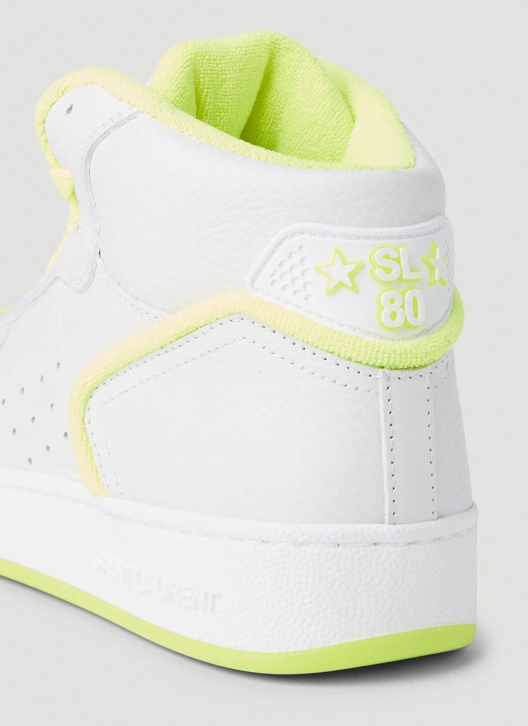 Saint Laurent Paris o1tp1o0325 Mid Top Sneaker in White Size US 6.5 / IT 36.5 - 6 Thumbnail