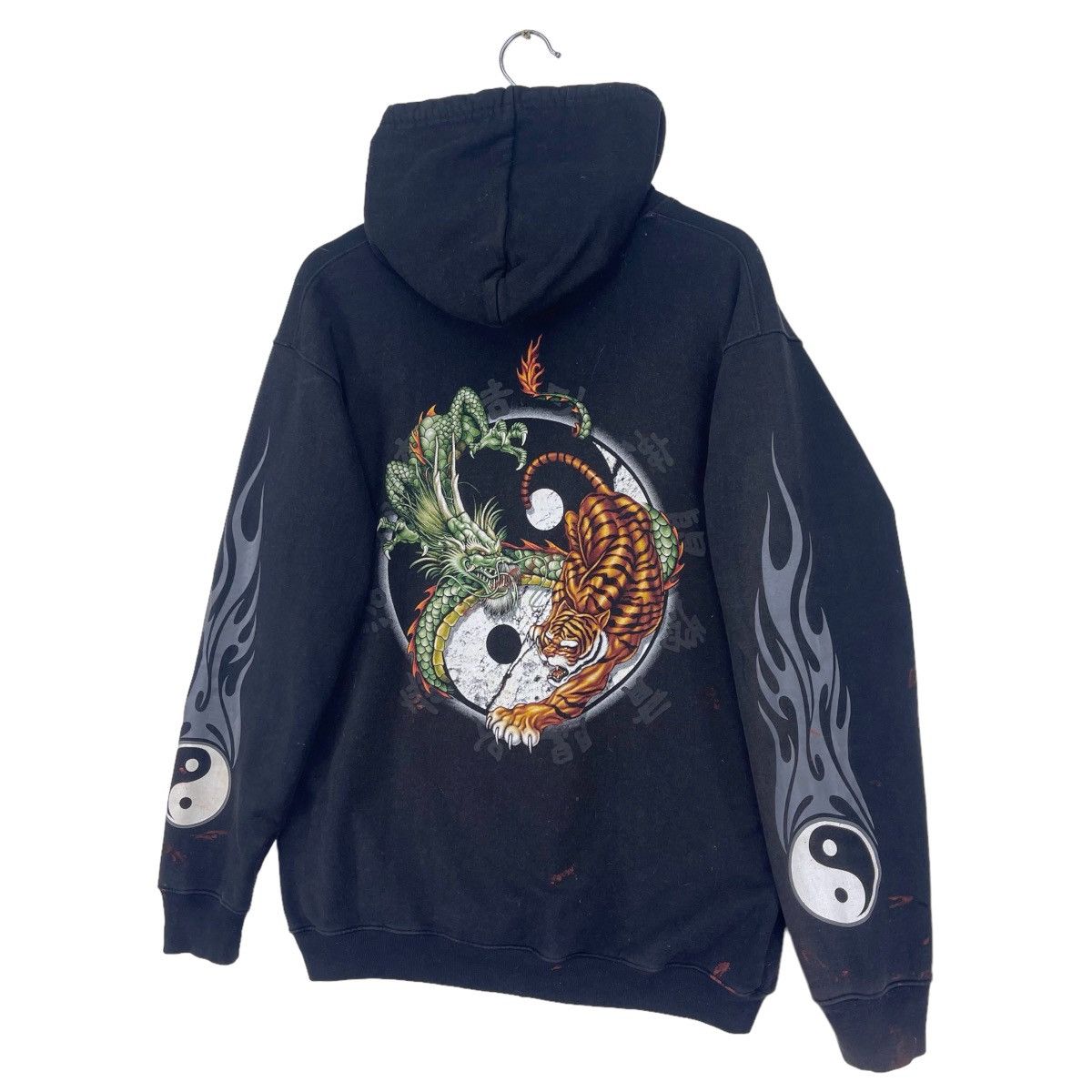 Japanese Brand × Vintage Haraju Dragon Tigers Zip Up Hoodie Sweatshirt Size US M / EU 48-50 / 2 - 6 Thumbnail