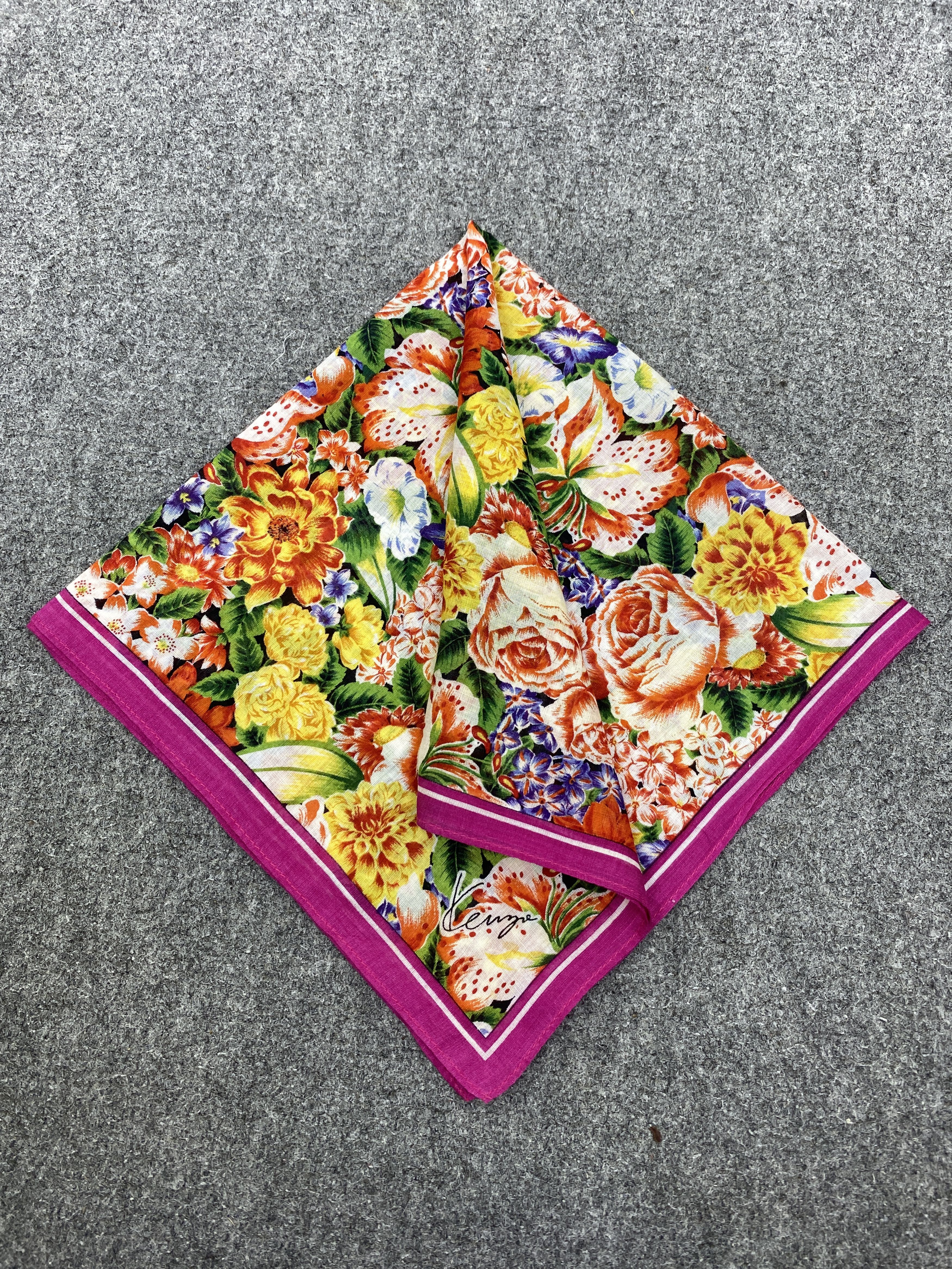 Kenzo Vintage Kenzo Handkerchief / Neckerchief HKC1024 Size ONE SIZE - 3 Thumbnail