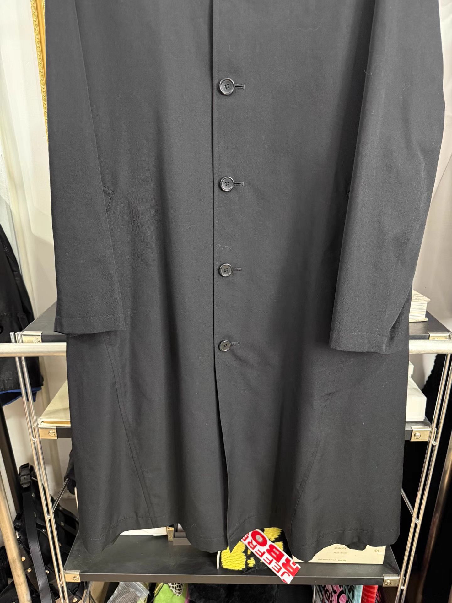 Yohji Yamamoto Yohji Yamamoto Y's for men Heavy Wool Stand Collar Coat K20 Size US L / EU 52-54 / 3 - 3 Thumbnail