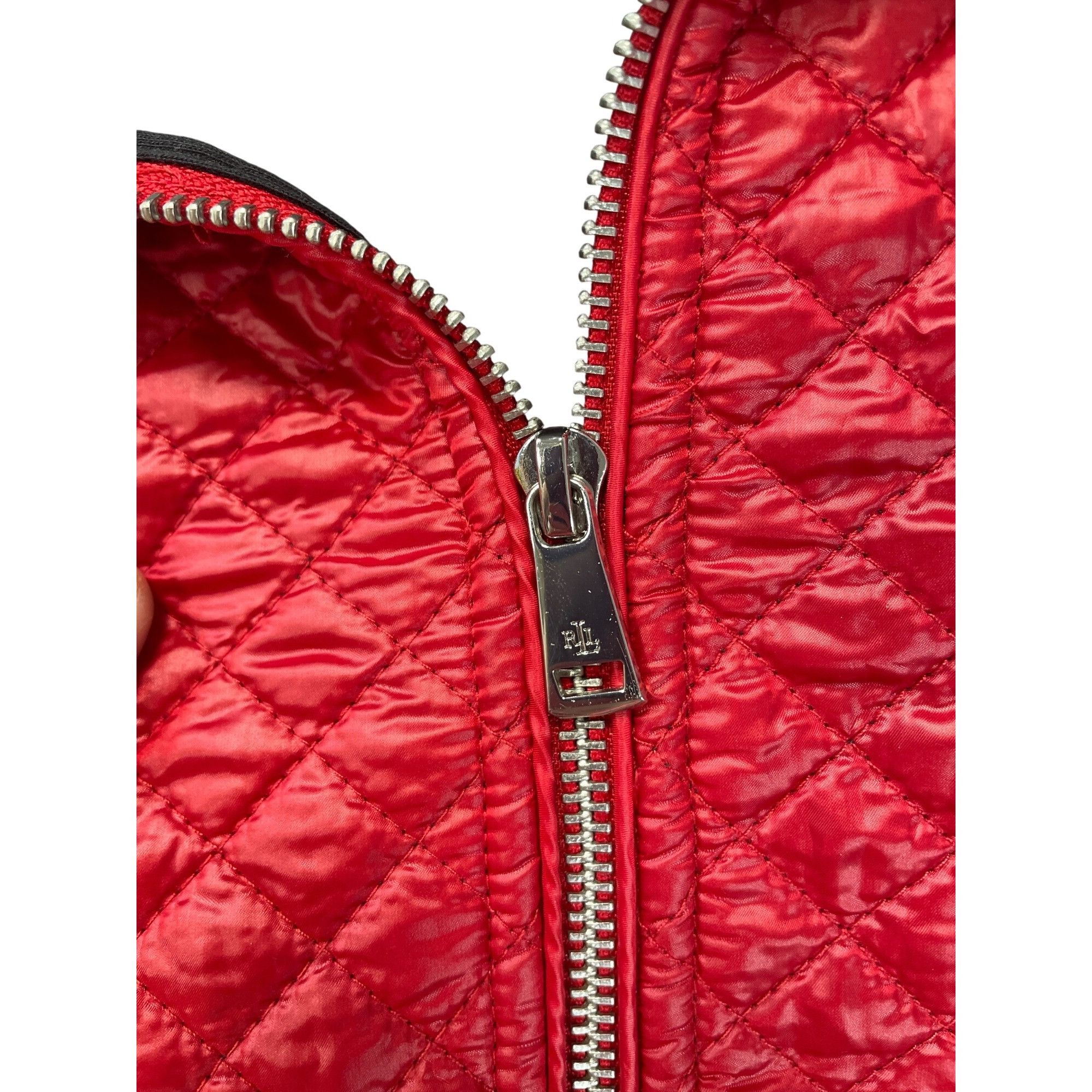 Lauren Ralph Lauren Lauren Ralph Lauren Womens Black Red Diamond Quilted Zip Fle Size 3XL / US 20-22 - 8 Thumbnail