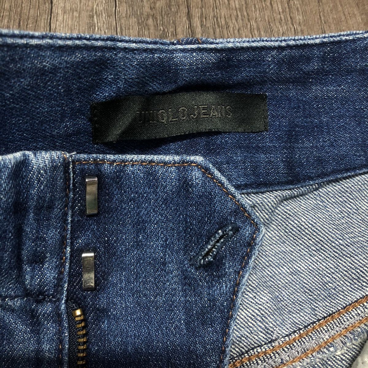 Japanese Brand × Uniqlo × Vintage Uniqlo Jeans Fit Relaxed Style Tapered With Belt (unisex) Size 28" / US 6 / IT 42 - 15 Thumbnail