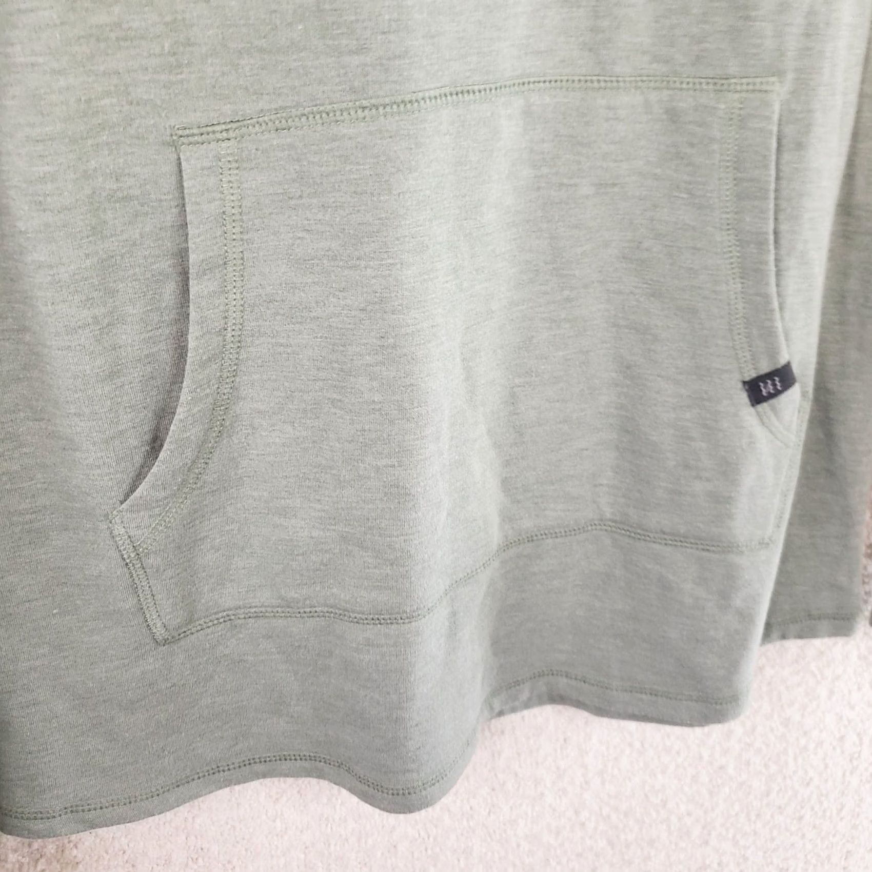 Vintage Free Fly Hoodie Men's S Green Pullover Lightweight Bamboo Fishing All Seasons Breathable Thumb Hole Sports Outdoor Casual Workwear Jacket Shirt Size US S / EU 44-46 / 1 - 6 Thumbnail