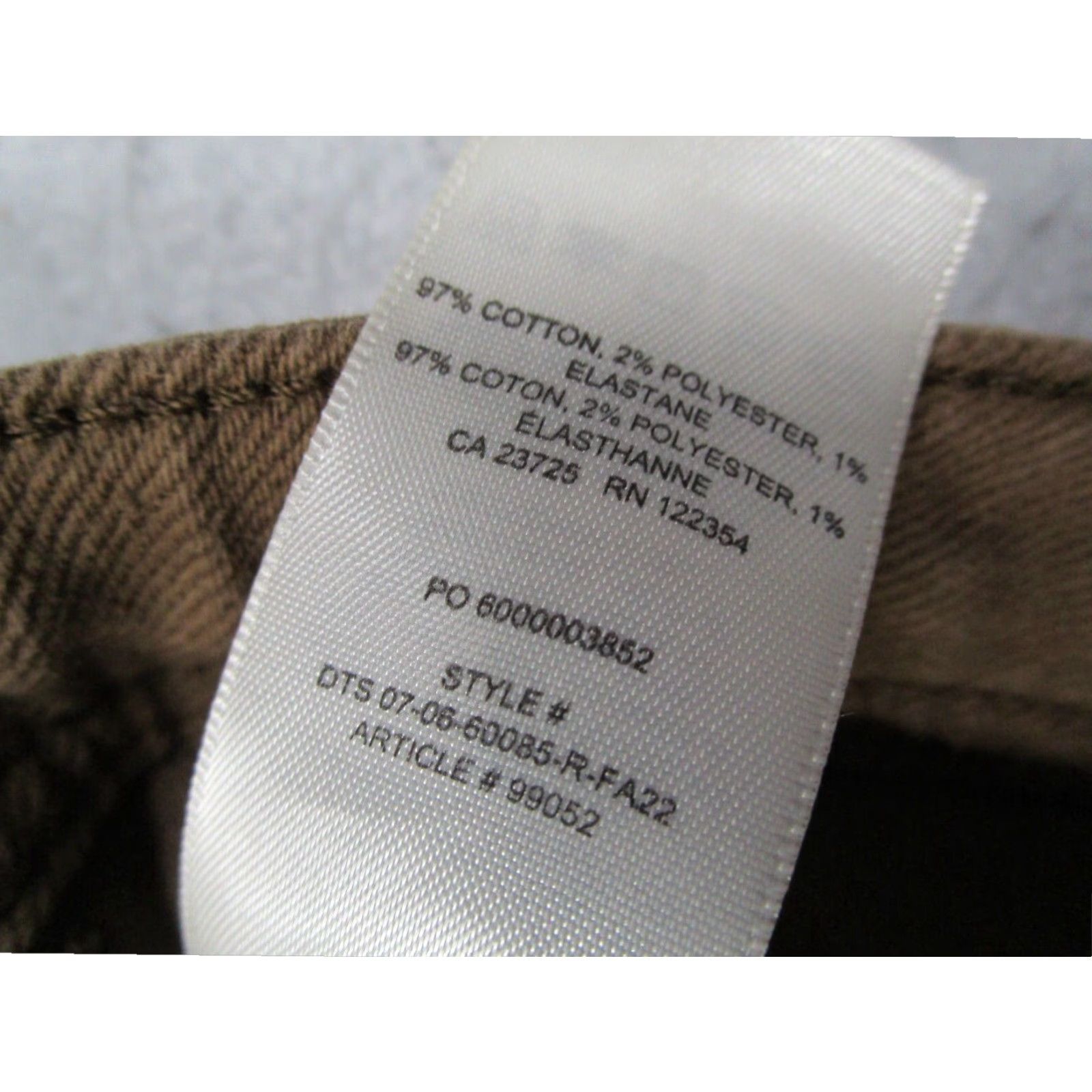 Vintage Wilfred Free Womens High Waisted Brown Canvas Utility Pants 31x30 Classic Fit Size 32" / US 10 / IT 46 - 3 Thumbnail