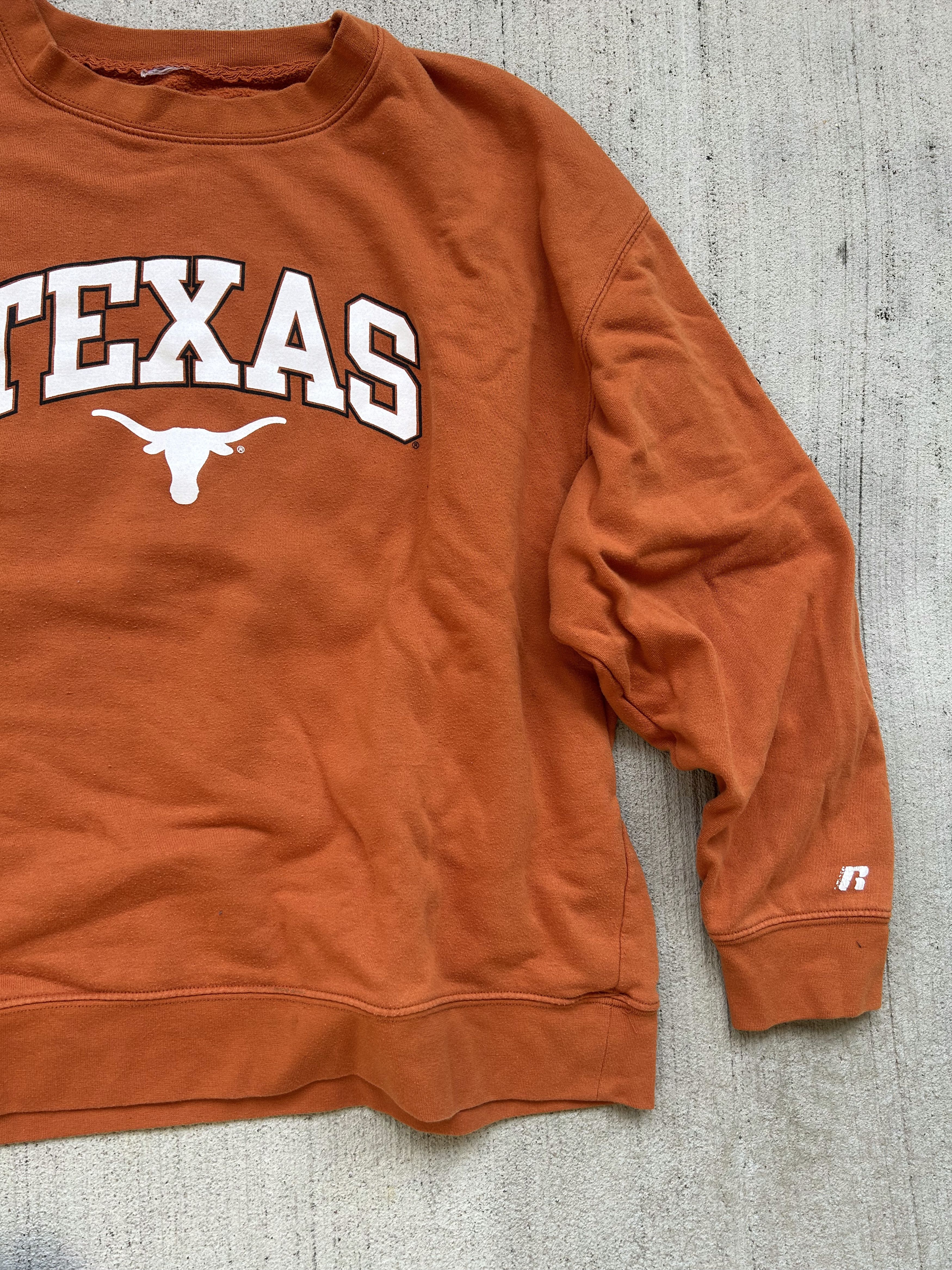 Russell Athletic Vintage Texas Longhorn Crewneck Sweatshirt Orange NCAA Size US L / EU 52-54 / 3 - 2 Thumbnail