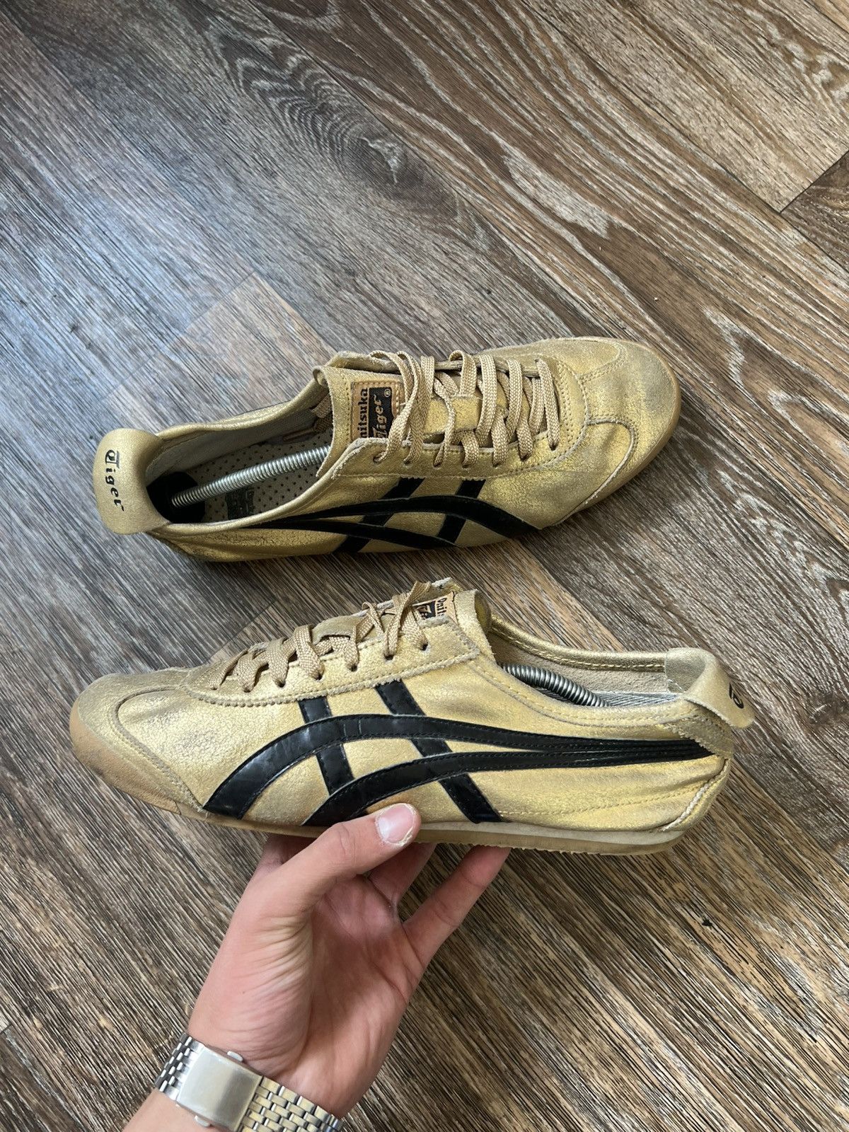 Y2K Asics Tiger Onitsuka Leather Vintage Sneakers Footwear