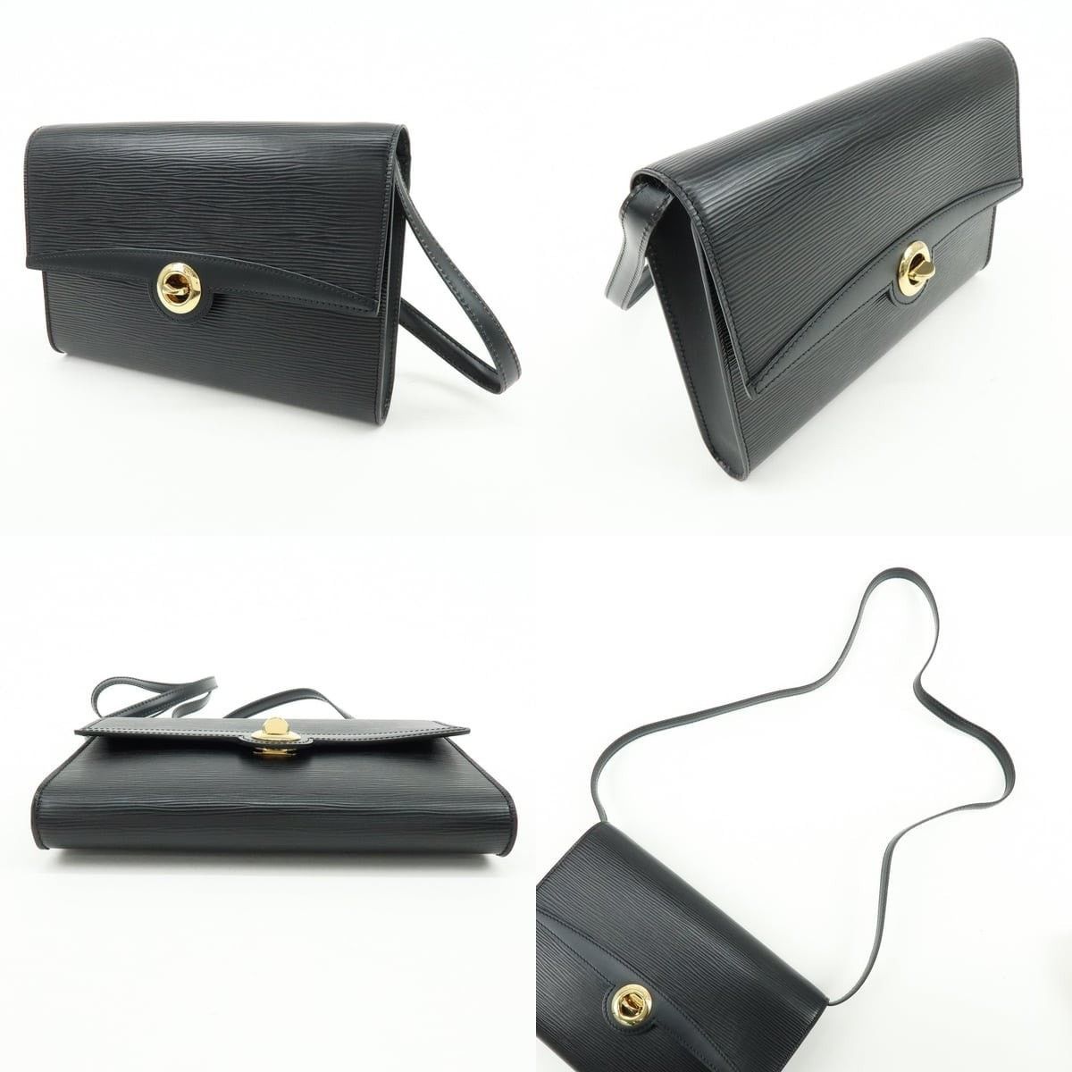 Louis Vuitton Louis Vuitton Epi Arche Shoulder Bag Leather Black Size ONE SIZE - 3 Thumbnail