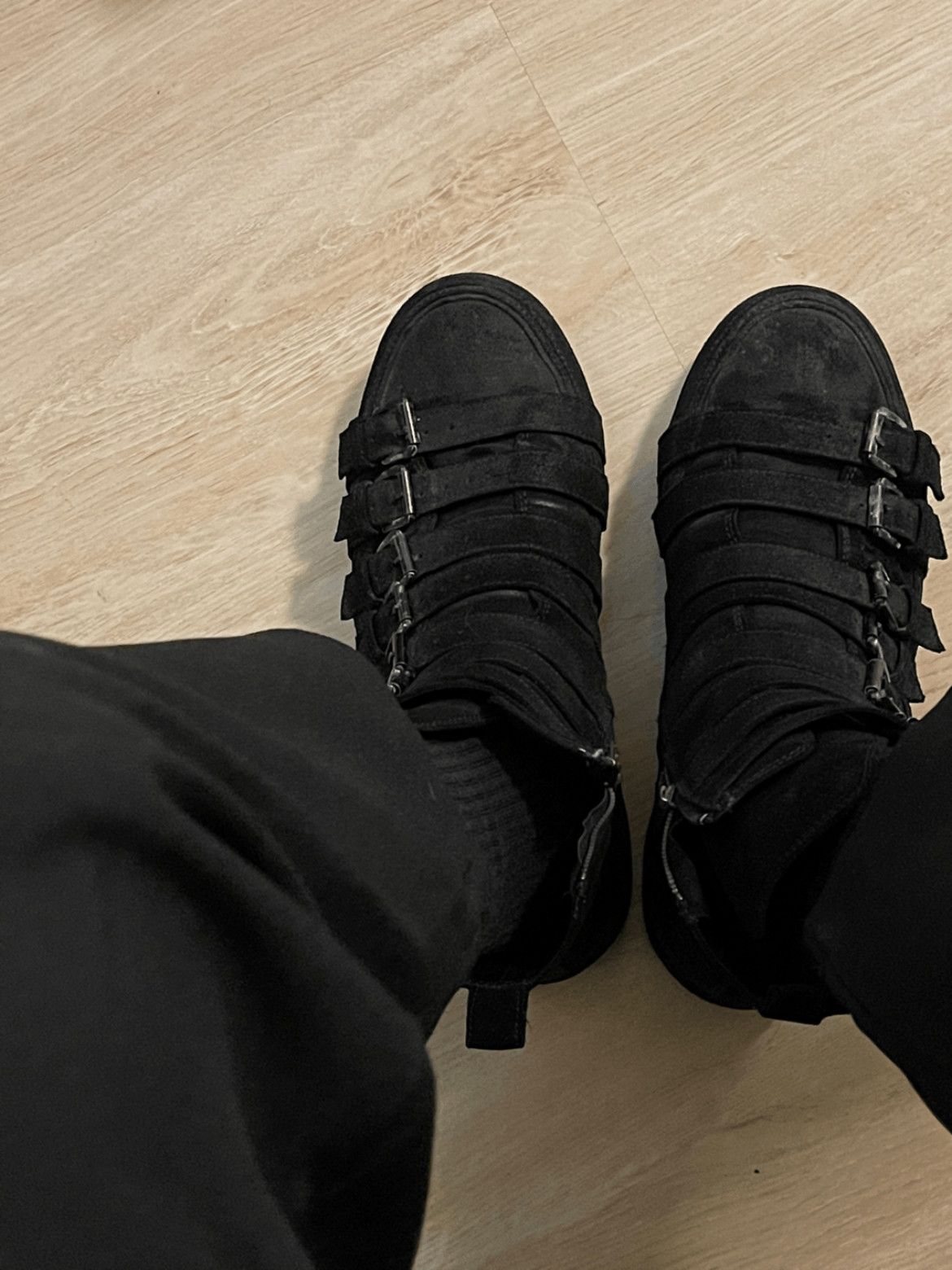 Ann Demeulemeester Ann Demeulemeester Multi Buckle Hi-top Sneaker Size US 8 / EU 41 - 7 Thumbnail