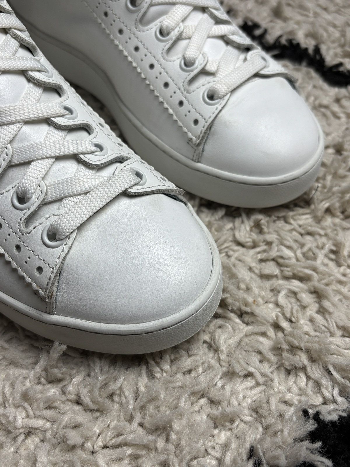 Mulberry Mulberry White Leather Low Top Sneakers Trainers Size US 6 / IT 36 - 5 Thumbnail