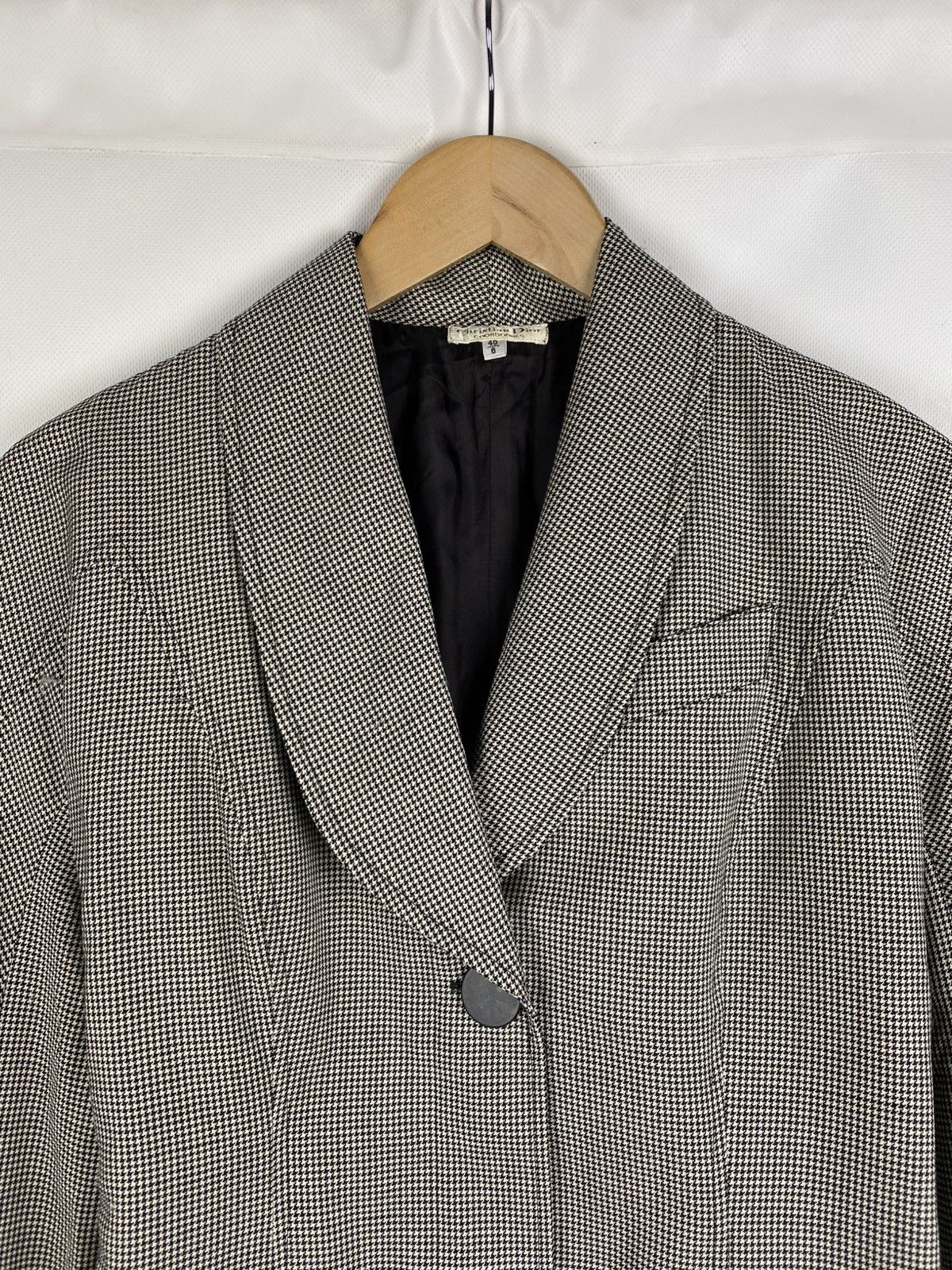 Dior Christian Dior Coordonnes vintage wool plaid blazer dress Size M / US 6-8 / IT 42-44 - 8 Thumbnail
