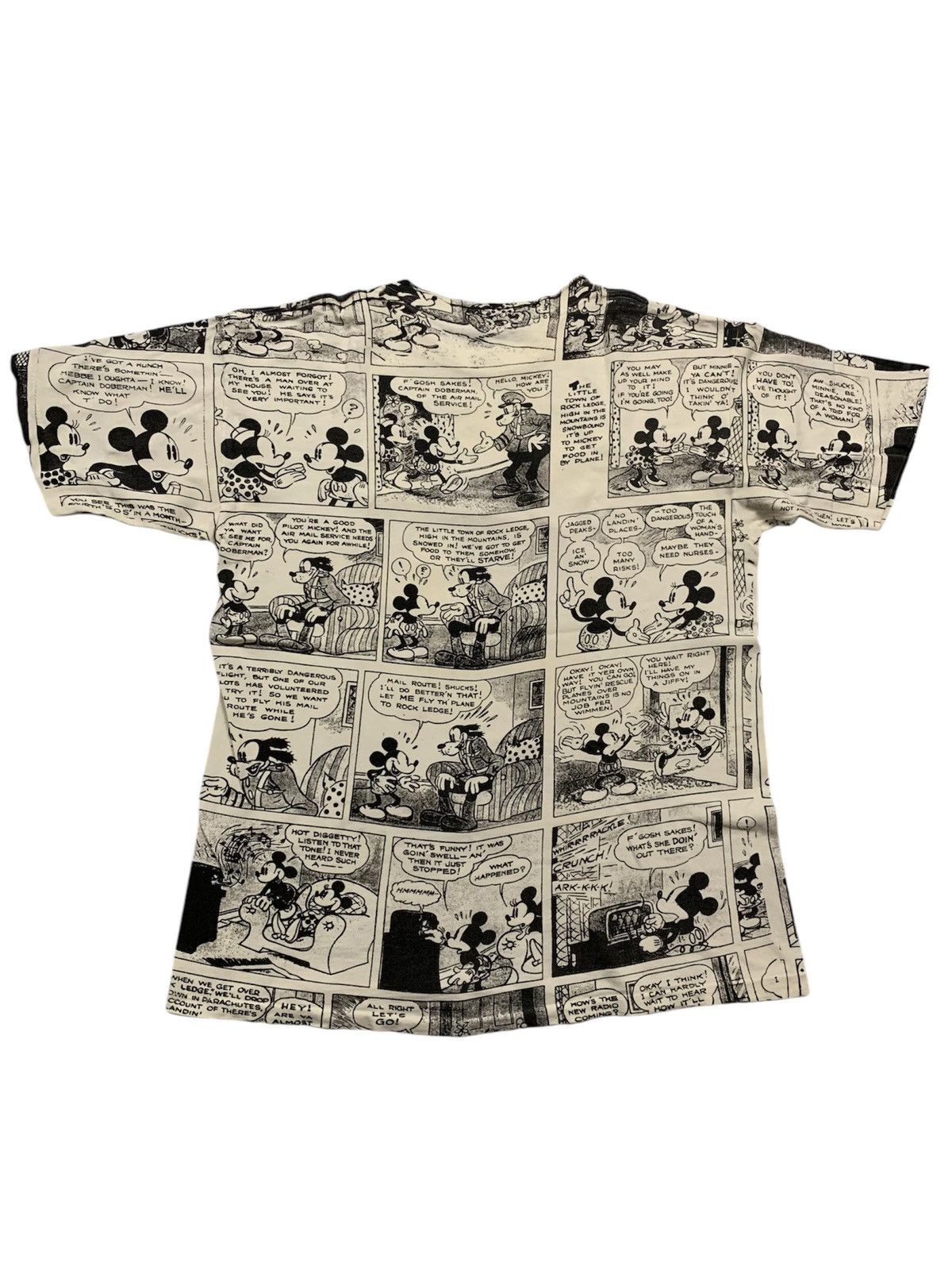 Mickey Mouse × Vintage MICKEY MOUSE AOP 80’s - 90’s Size US L / EU 52-54 / 3 - 2 Thumbnail