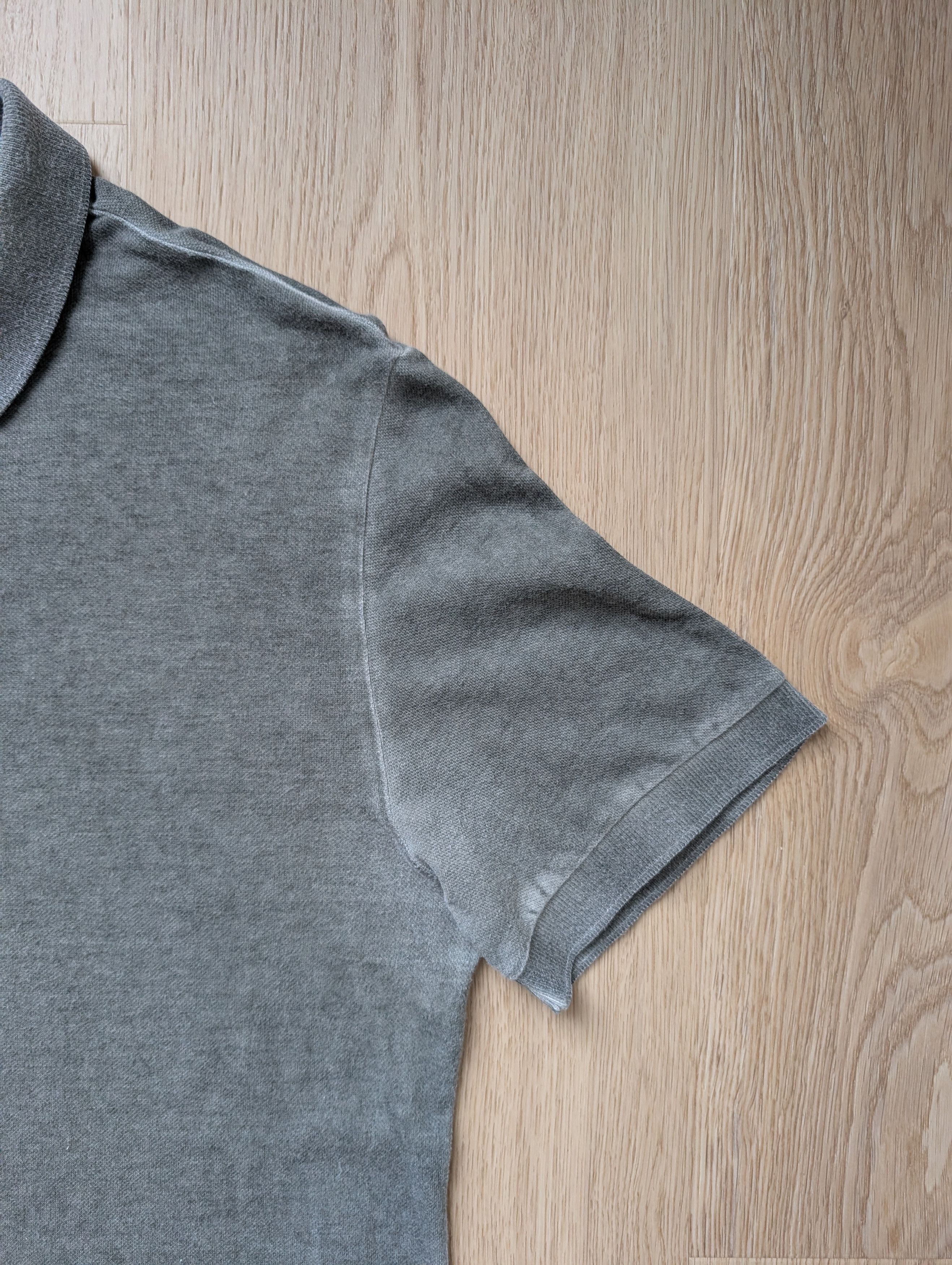 Other Kangra Men's Classic Grey Faded Polo Luxury Shirt Italy Size US L / EU 52-54 / 3 - 5 Thumbnail