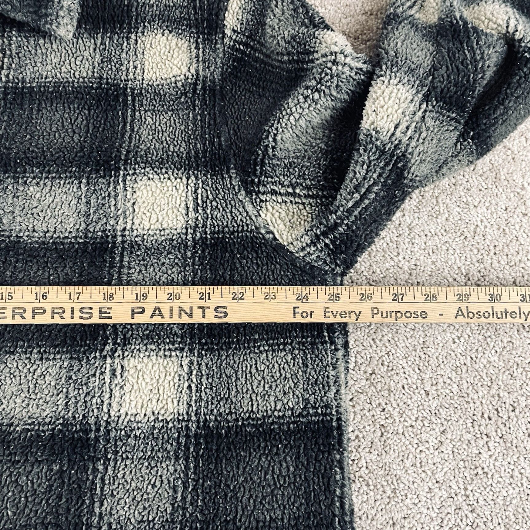 Eddie Bauer VINTAGE Eddie Bauer Jacket Women’s XL Plaid Sherpa Barn Chore Black/Gray R1 Size XL / US 12-14 / IT 48-50 - 6 Thumbnail
