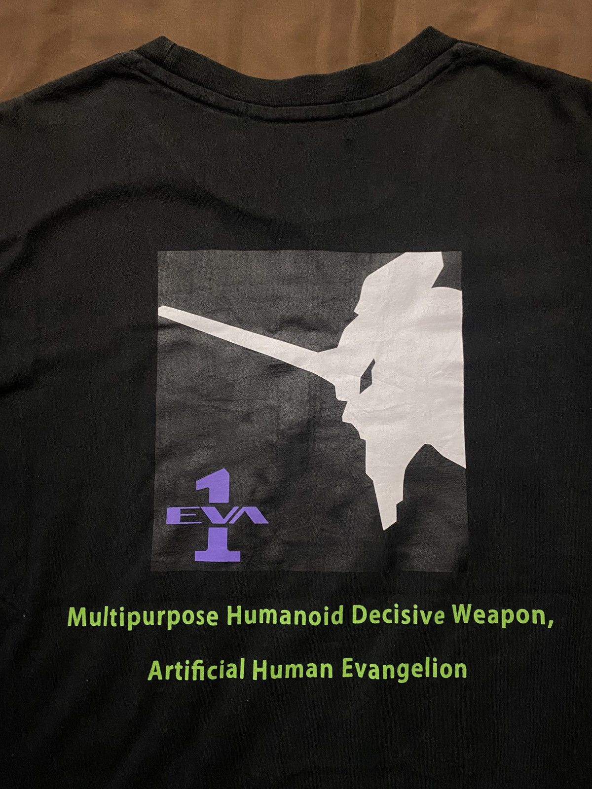 Anime Evangelion 1.0 You Are Not Alone Embroidered Anime Tee Size US M / EU 48-50 / 2 - 5 Thumbnail