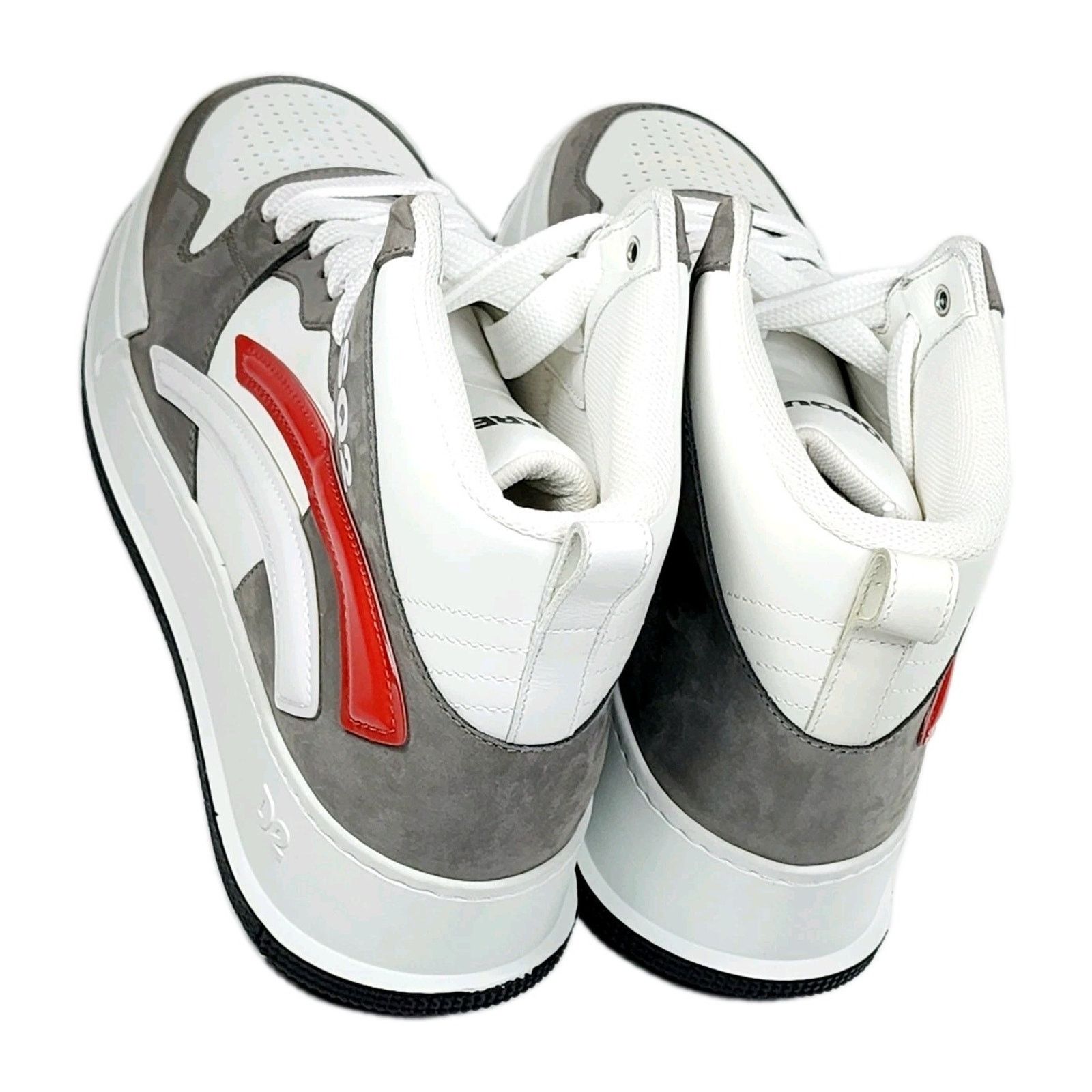Dsquared2 DSQUARED2 Leather High Top Sneakers US7.5 EU40 Made in Italy Size US 7.5 / EU 40-41 - 6 Thumbnail