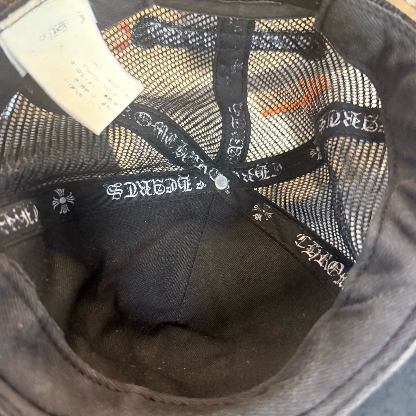 Chrome Hearts CH Black Iris Scroll Embroidery Cap 9/10 One Size Size ONE SIZE - 4 Thumbnail