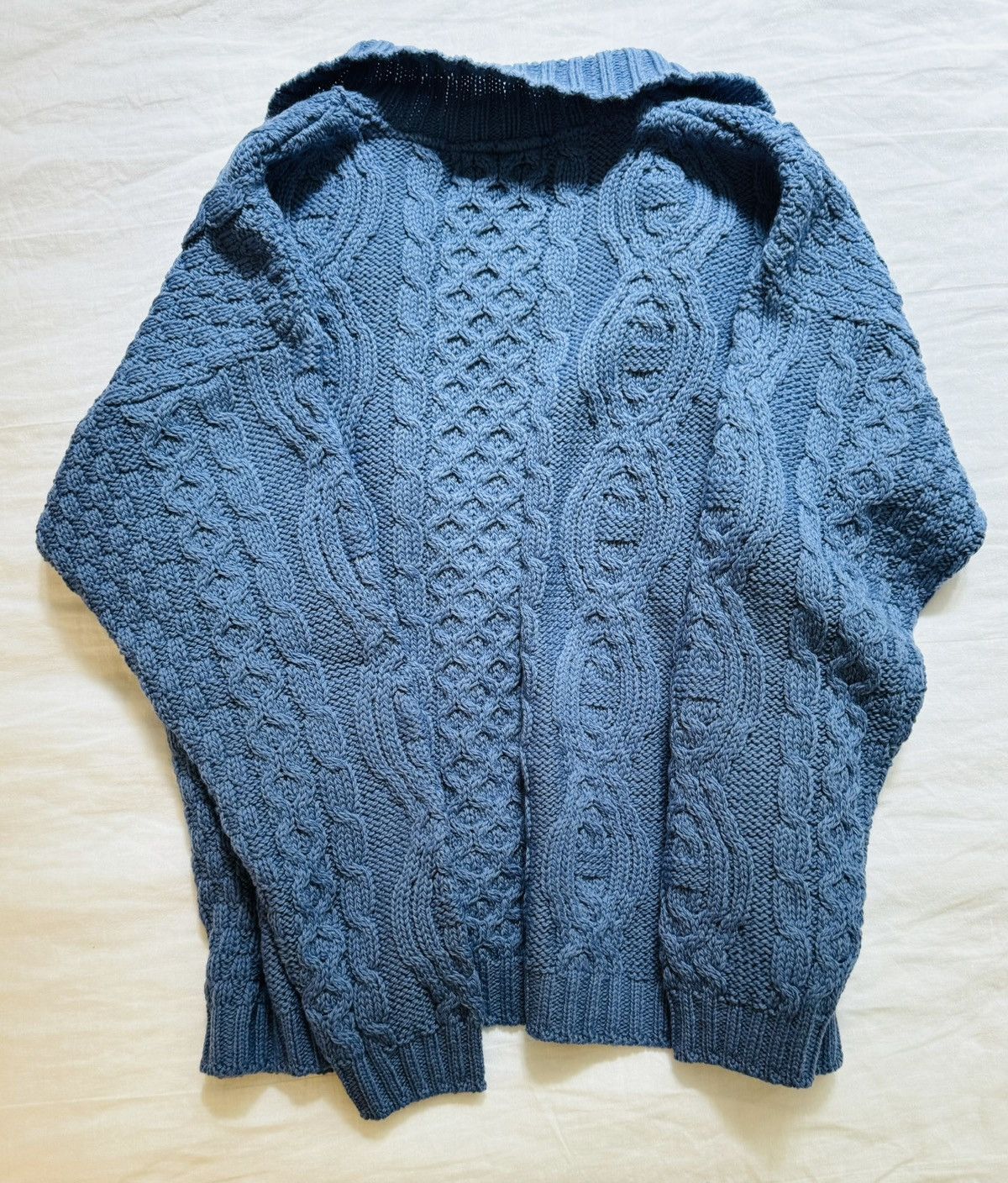 Aran Crafts Cozy Oversized Wool Zip Cardigan Size US L / EU 52-54 / 3 - 7 Thumbnail