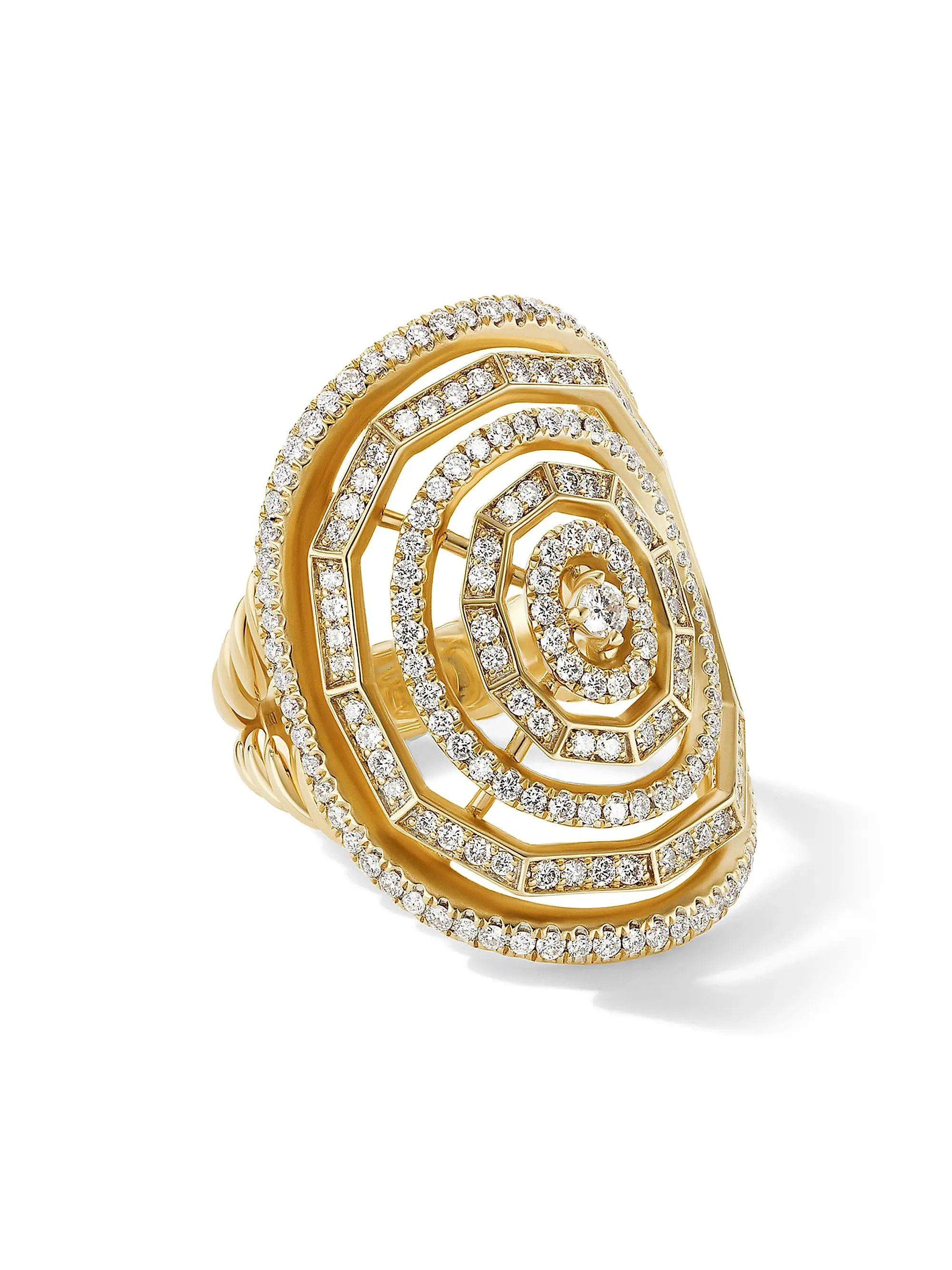 David Yurman oc11z0625 Size:11 / Statement Ring in Gold Size ONE SIZE - 1 Thumbnail