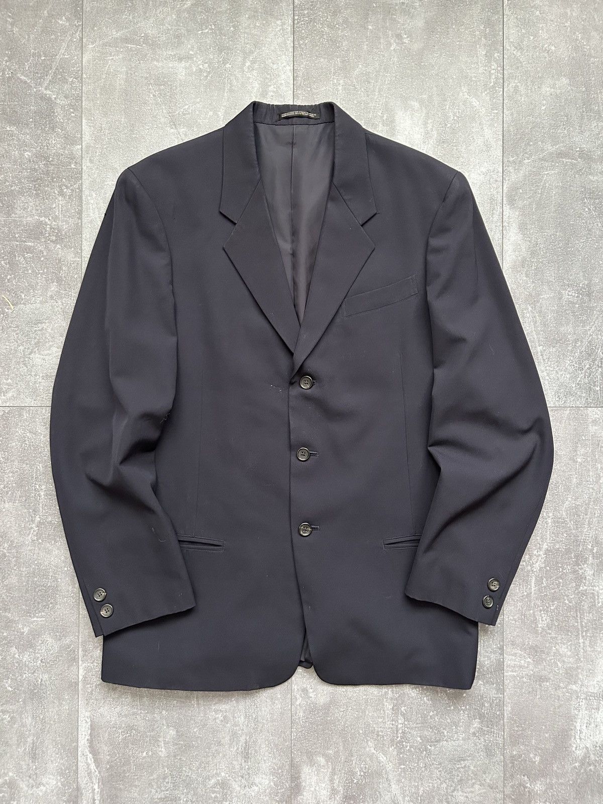 Archive Wool Japanese Yohji Yamamoto Pour Homme Wool Blazer